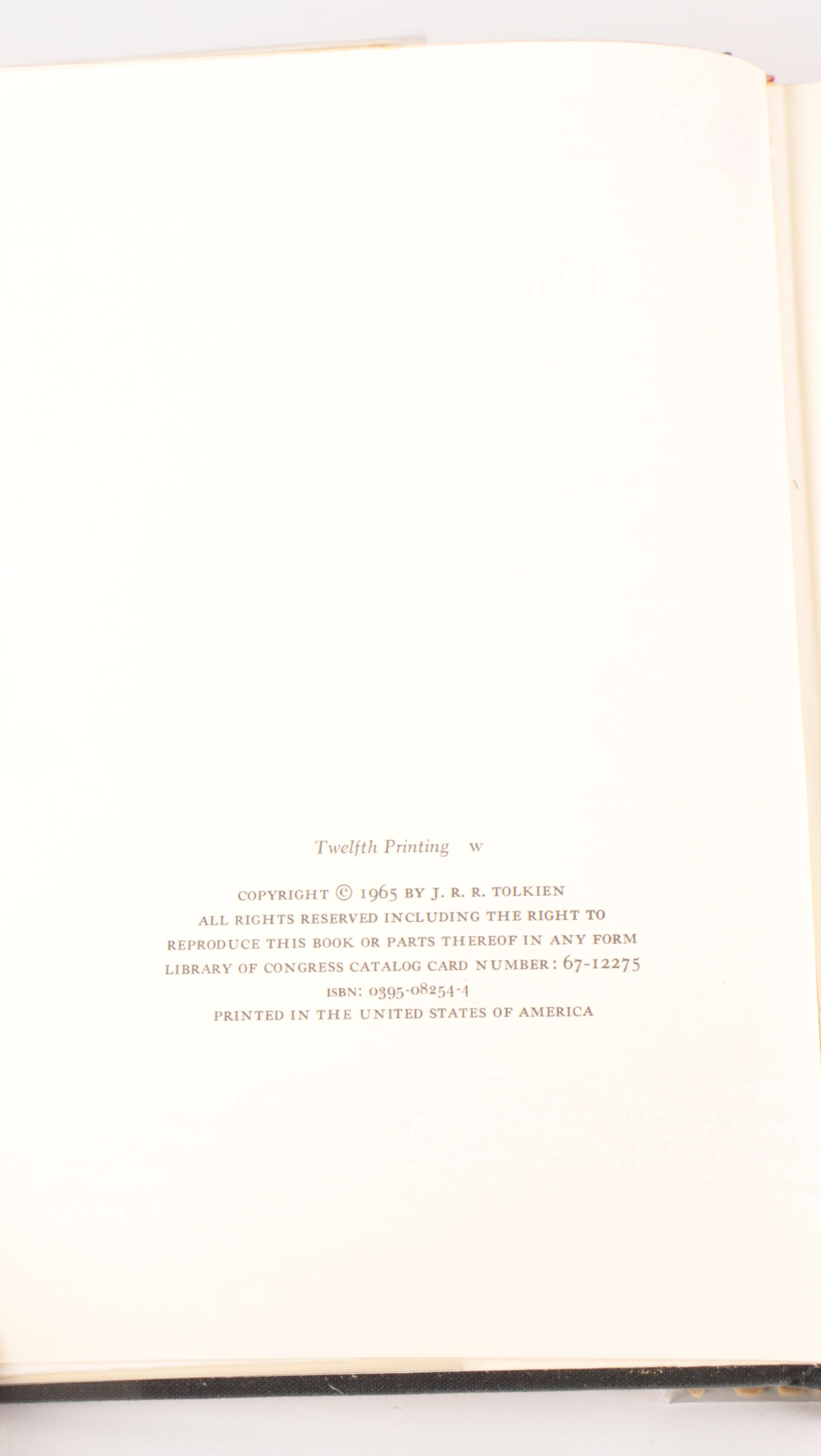 Second American Edition "The Lord of the Rings" by J. R. R. Tolkien Box Set