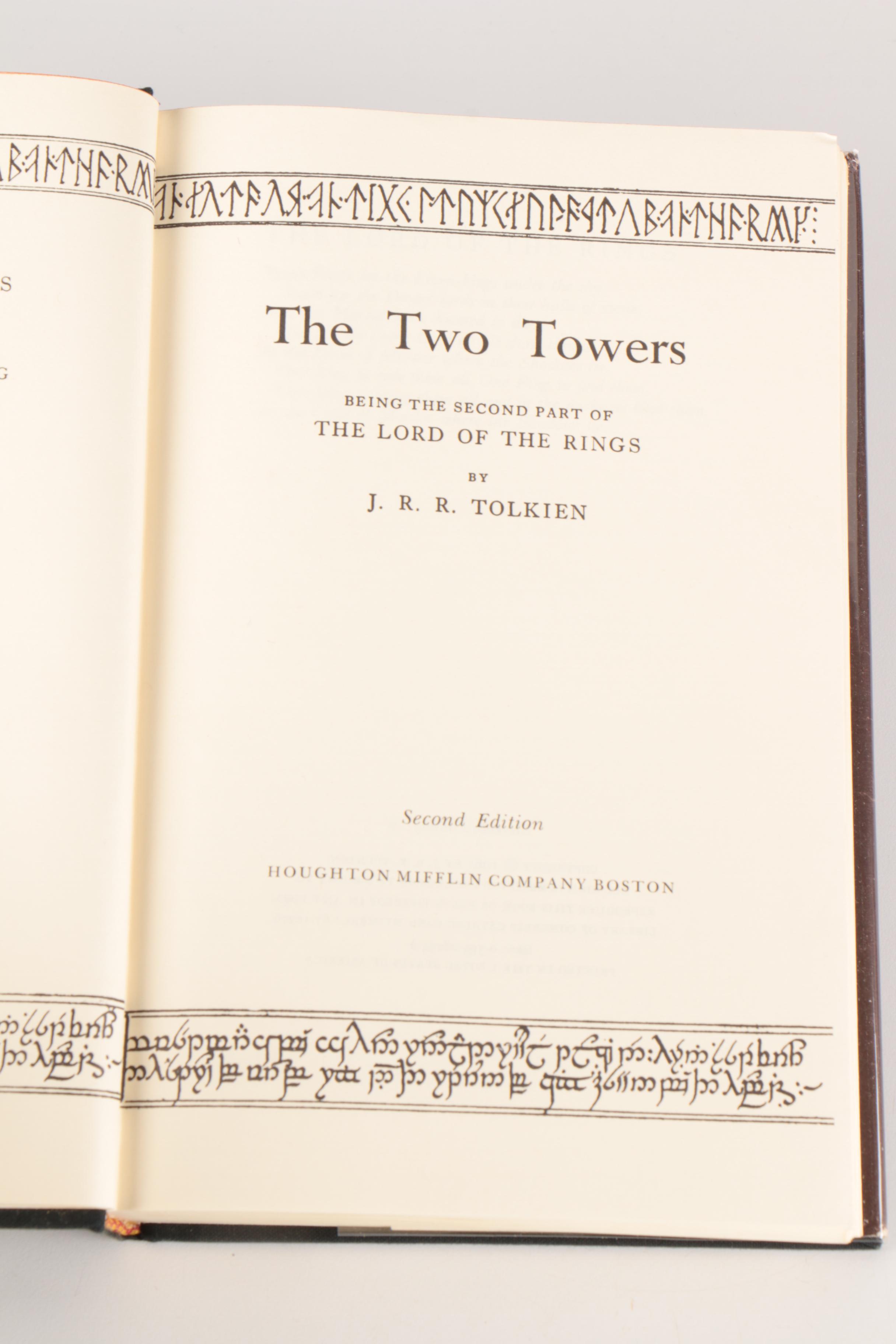Second American Edition "The Lord of the Rings" by J. R. R. Tolkien Box Set
