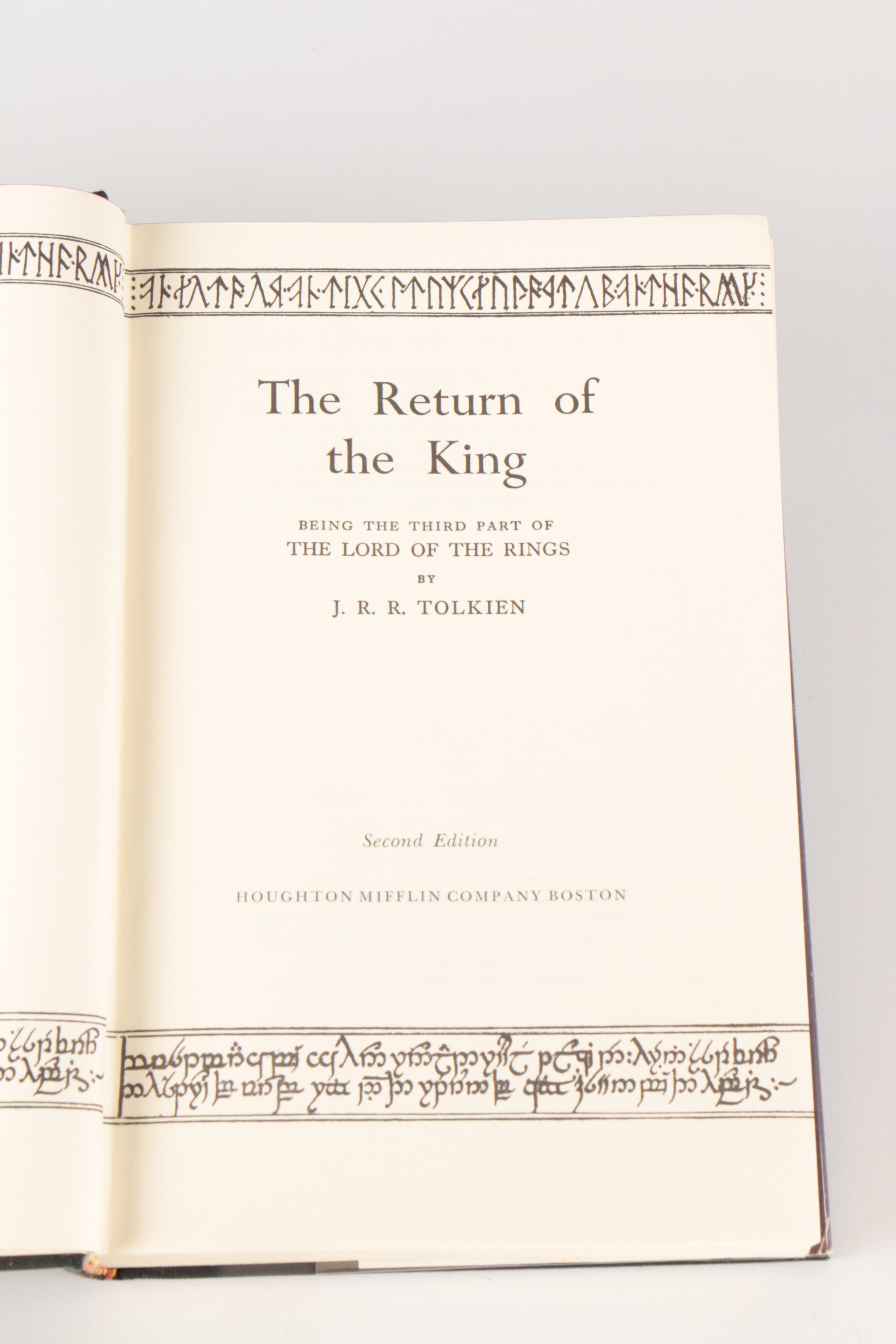 Second American Edition "The Lord of the Rings" by J. R. R. Tolkien Box Set