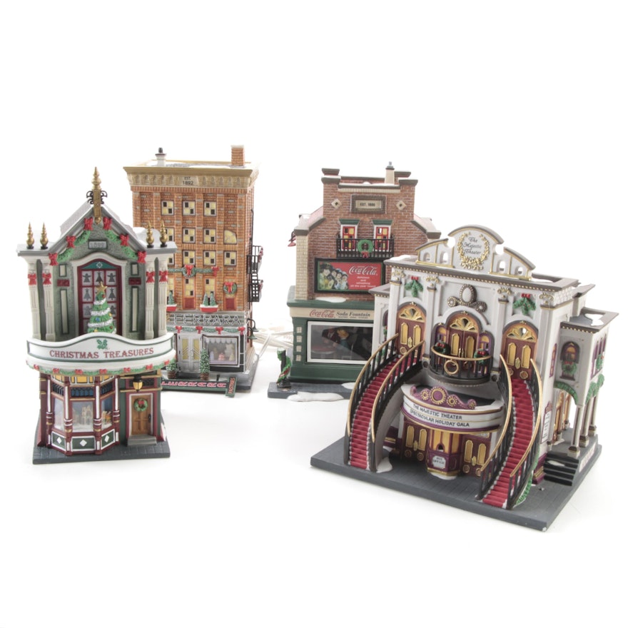 Department 56 "Christmas In The City" Porcelain Buildings
