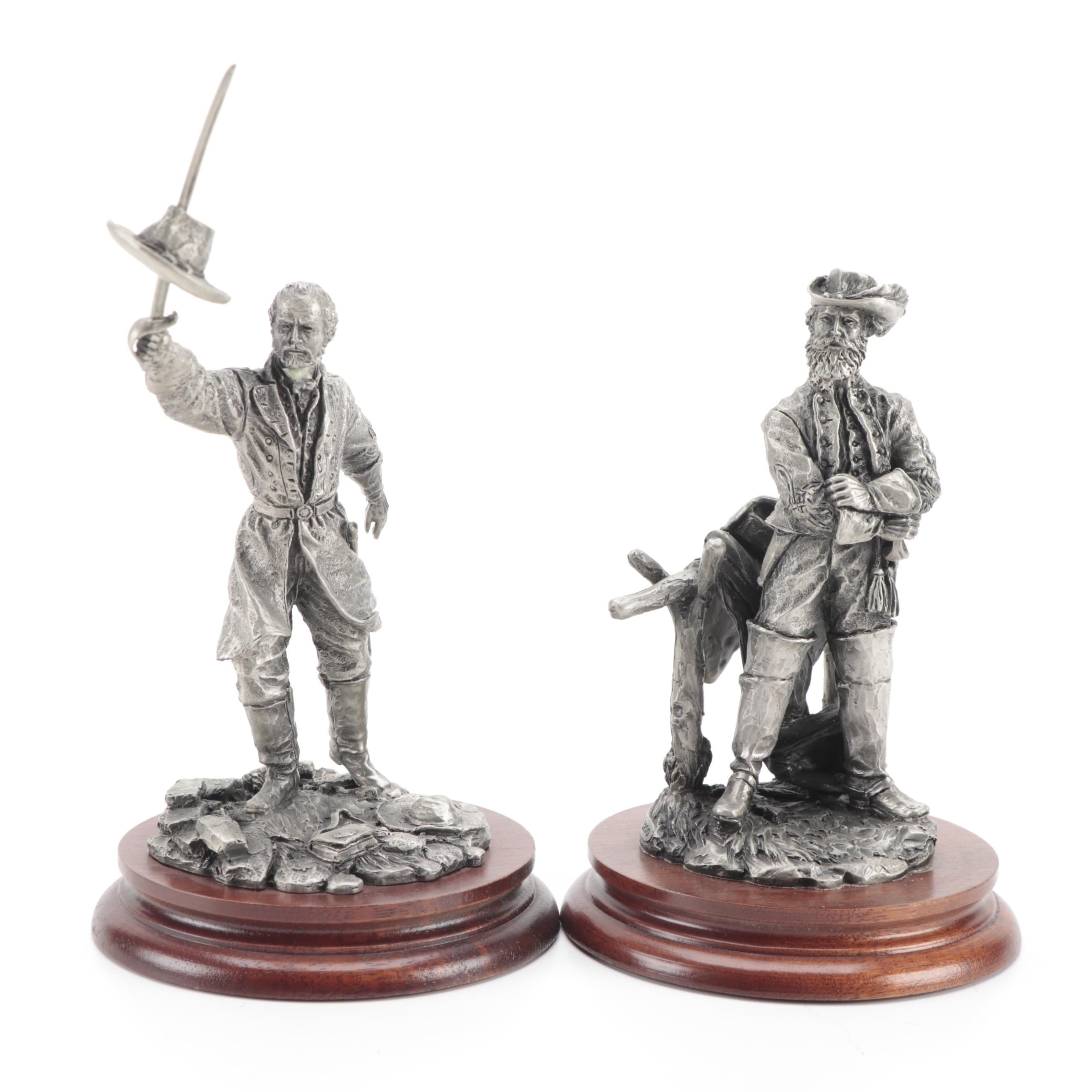Fran Barnum for Chilmark "Lewis A. Armistead" and "J.E.B. Stuart" Sculptures