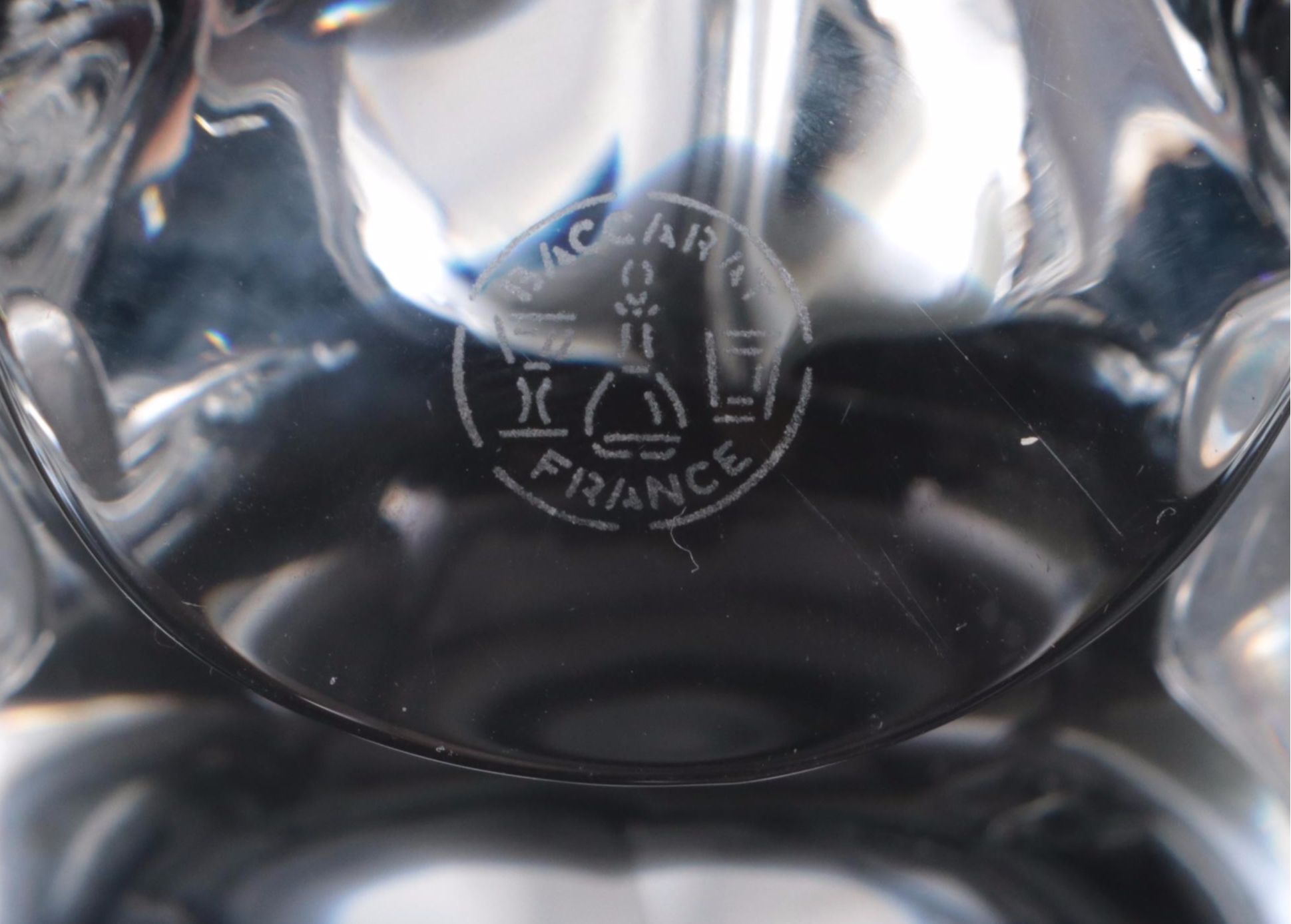 Baccarat Crystal "Noel Bears" Sledding and Skiing Figurines