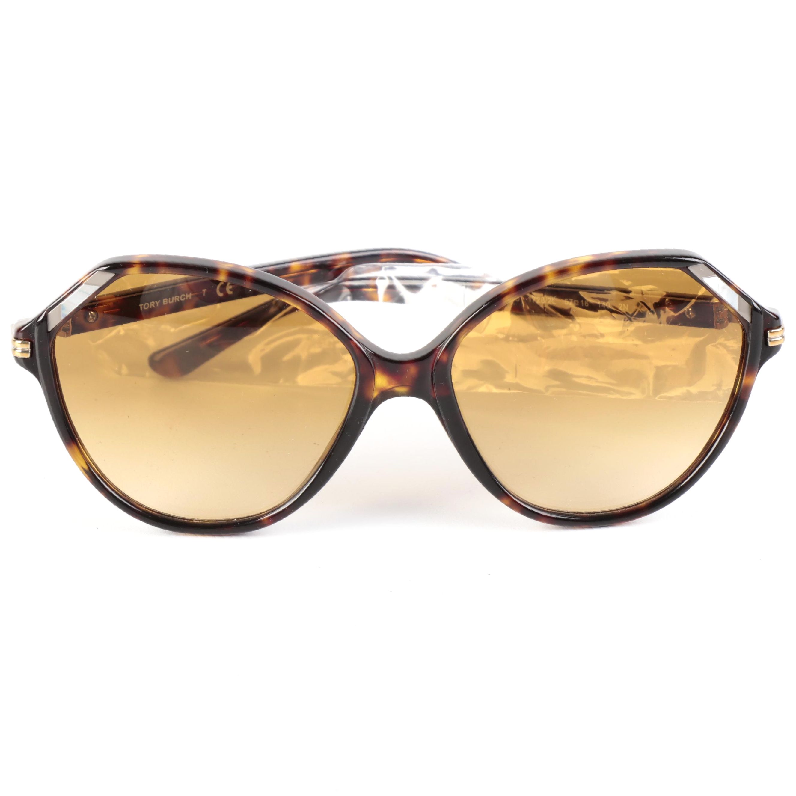 Tory Burch TY7138 Havana Sunglasses with Case