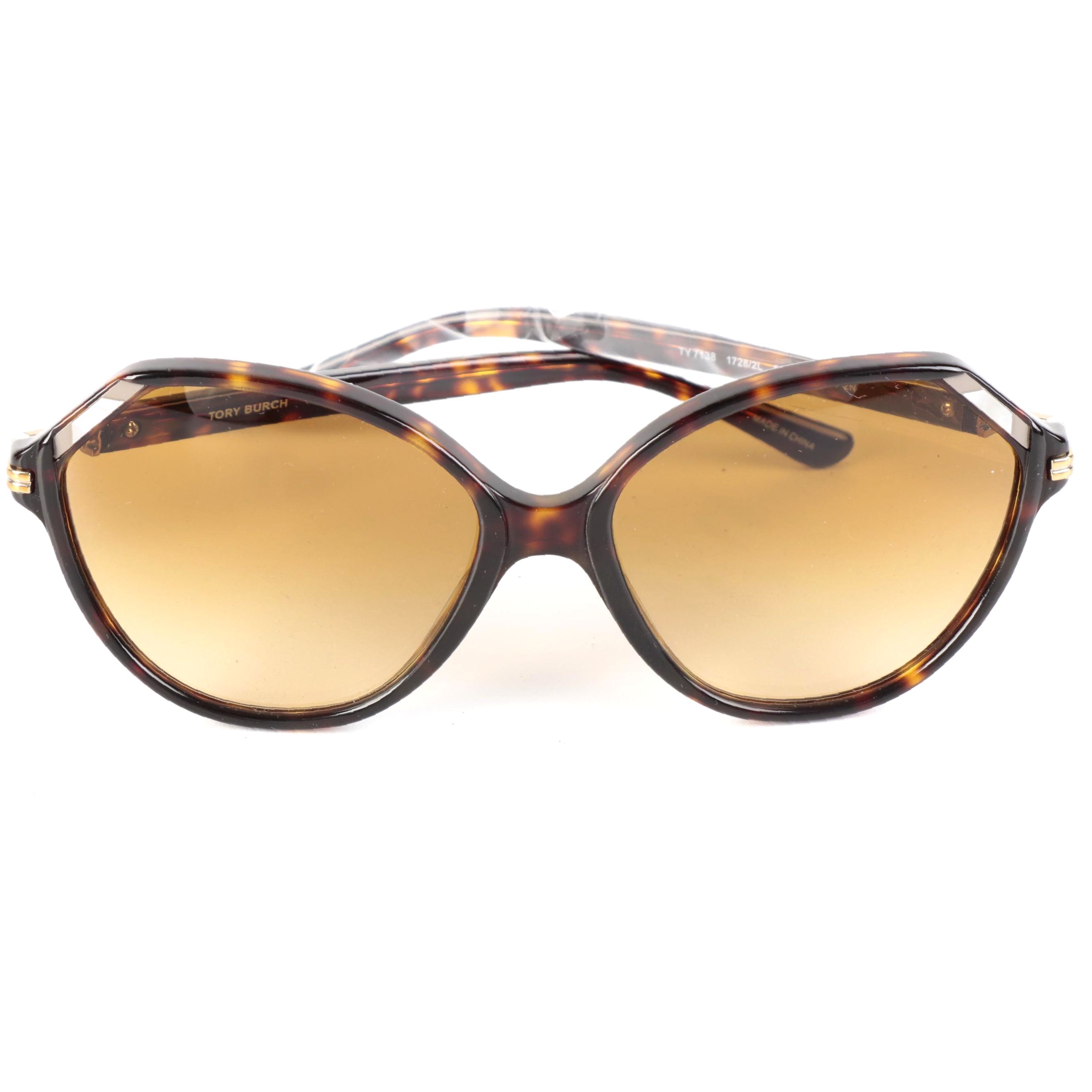 Tory Burch TY7138 Havana Sunglasses with Case