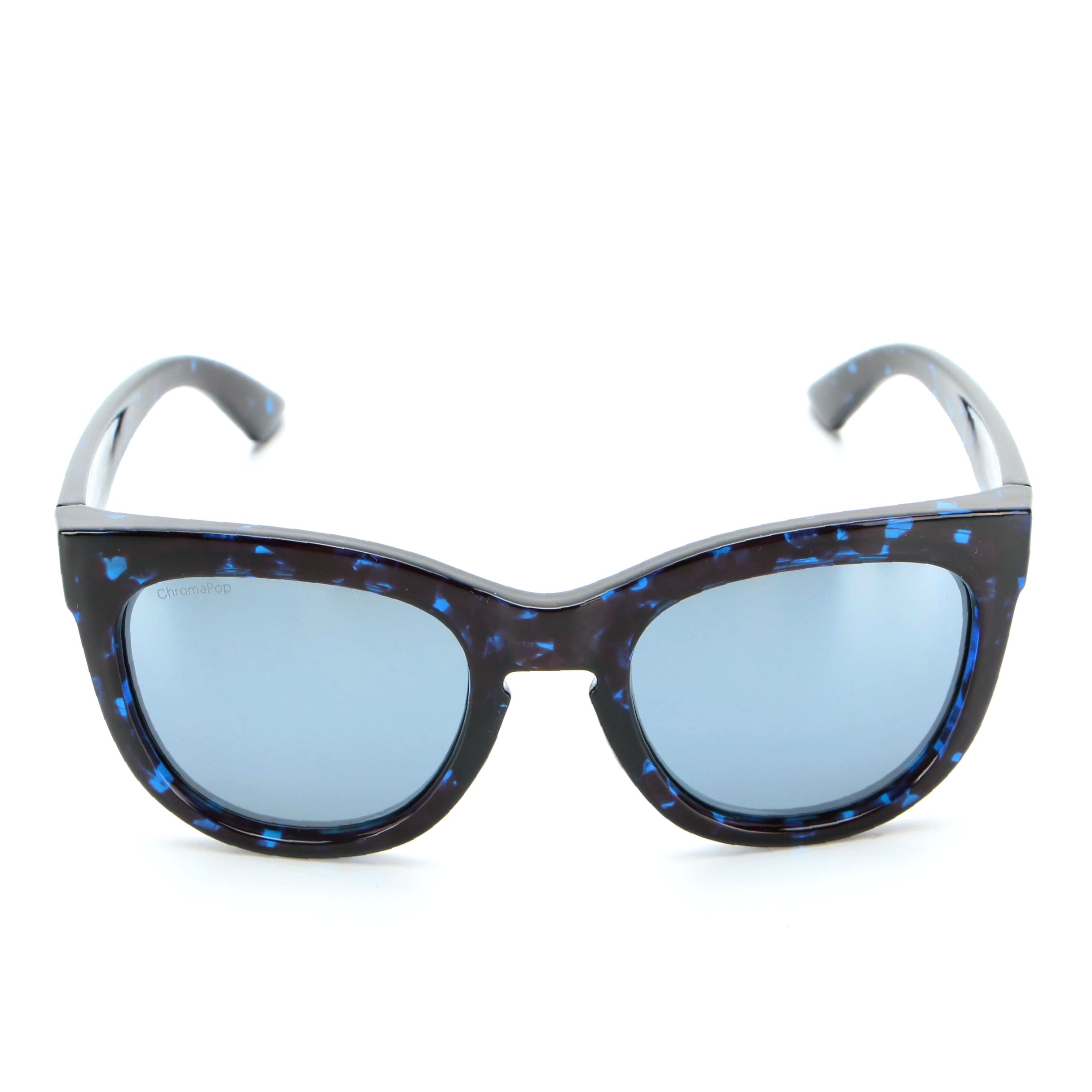 Smith Sidney Imperial Tortoise Sunglasses with ChromaPop Polarized Smoke Lenses