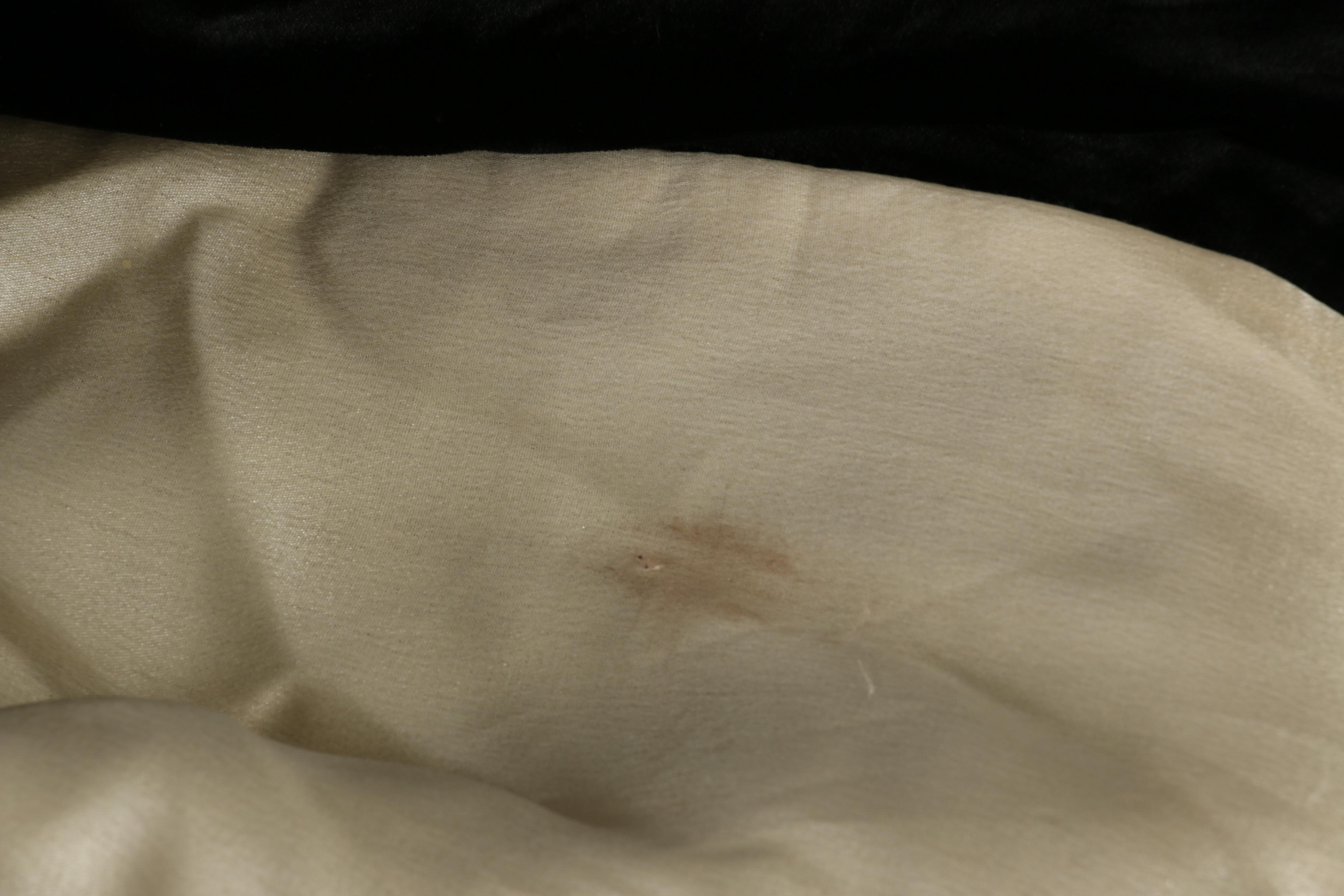 Black Velveteen Full-Length Opera Coat