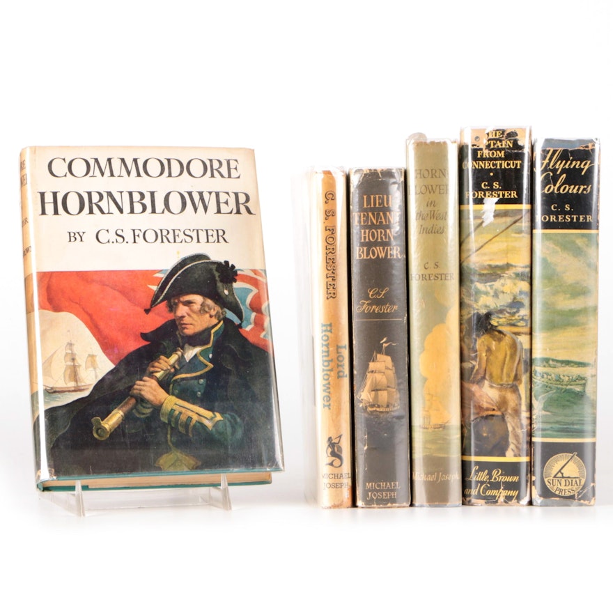 C. S. Forester Book Collection Including First Edition "Lieutenant Hornblower"