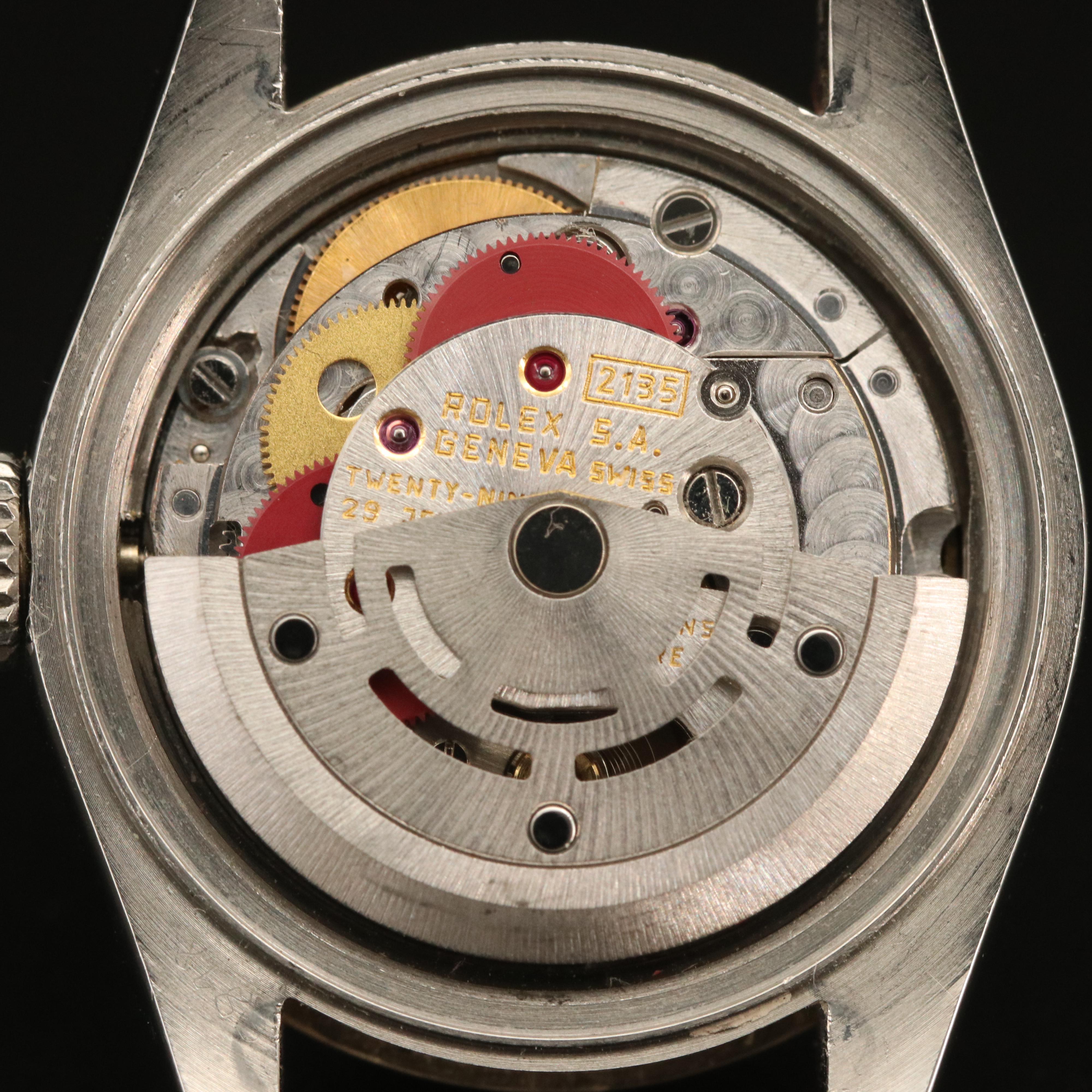 1986 Rolex Datejust 14K and Stainless Steel Diamond Bezel Watch