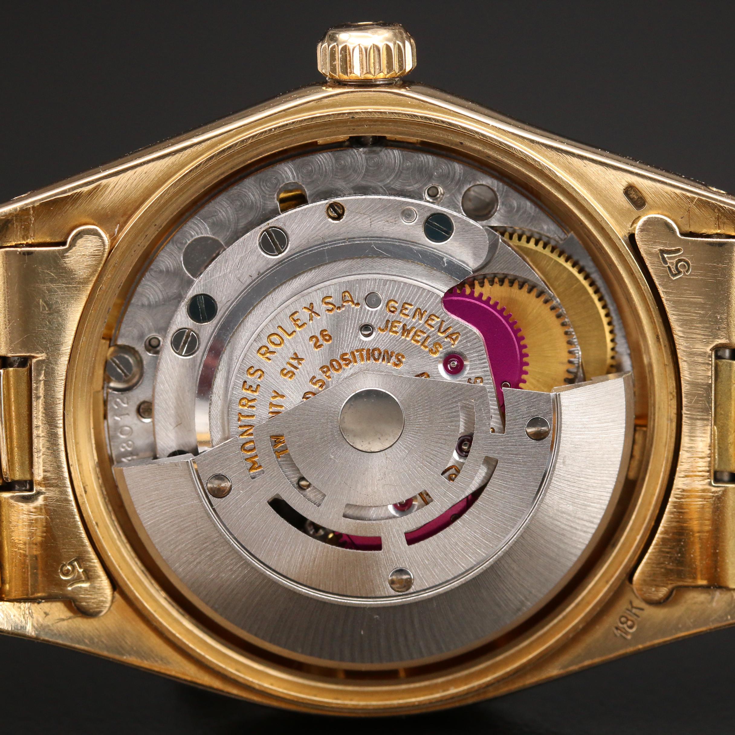 1973 Rolex Oyster Perpetual Date 1503 18K Gold Automatic Watch