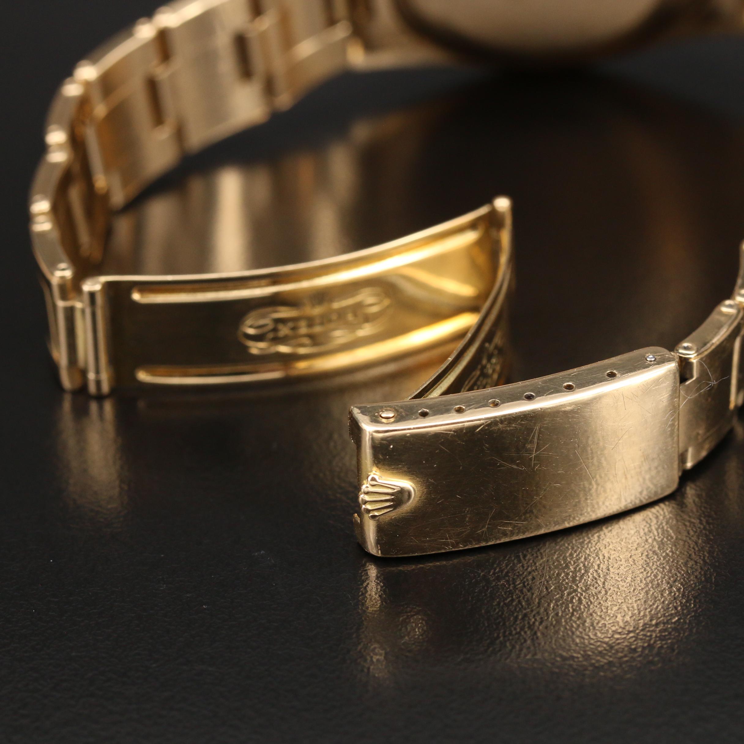 1973 Rolex Oyster Perpetual Date 1503 18K Gold Automatic Watch