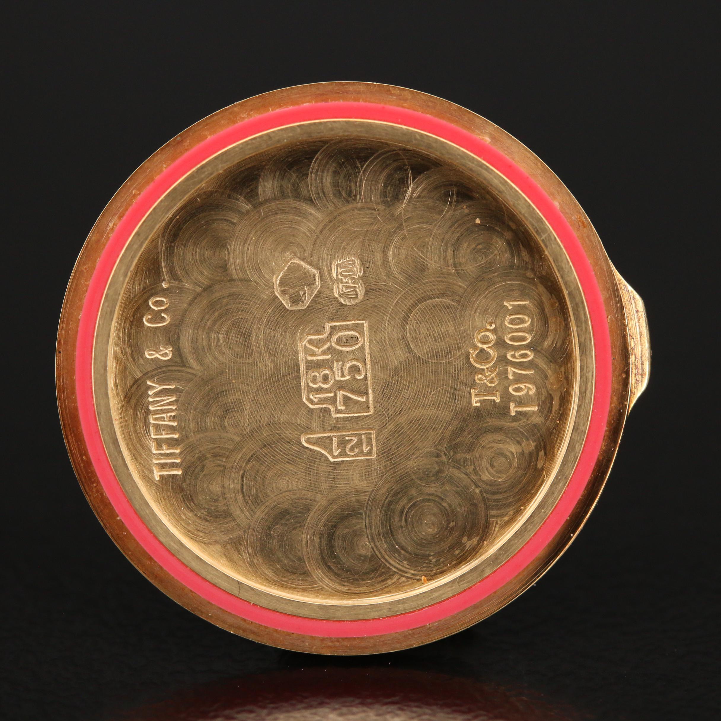 Tiffany & Co. Atlas 18K Yellow Gold Quartz Watch