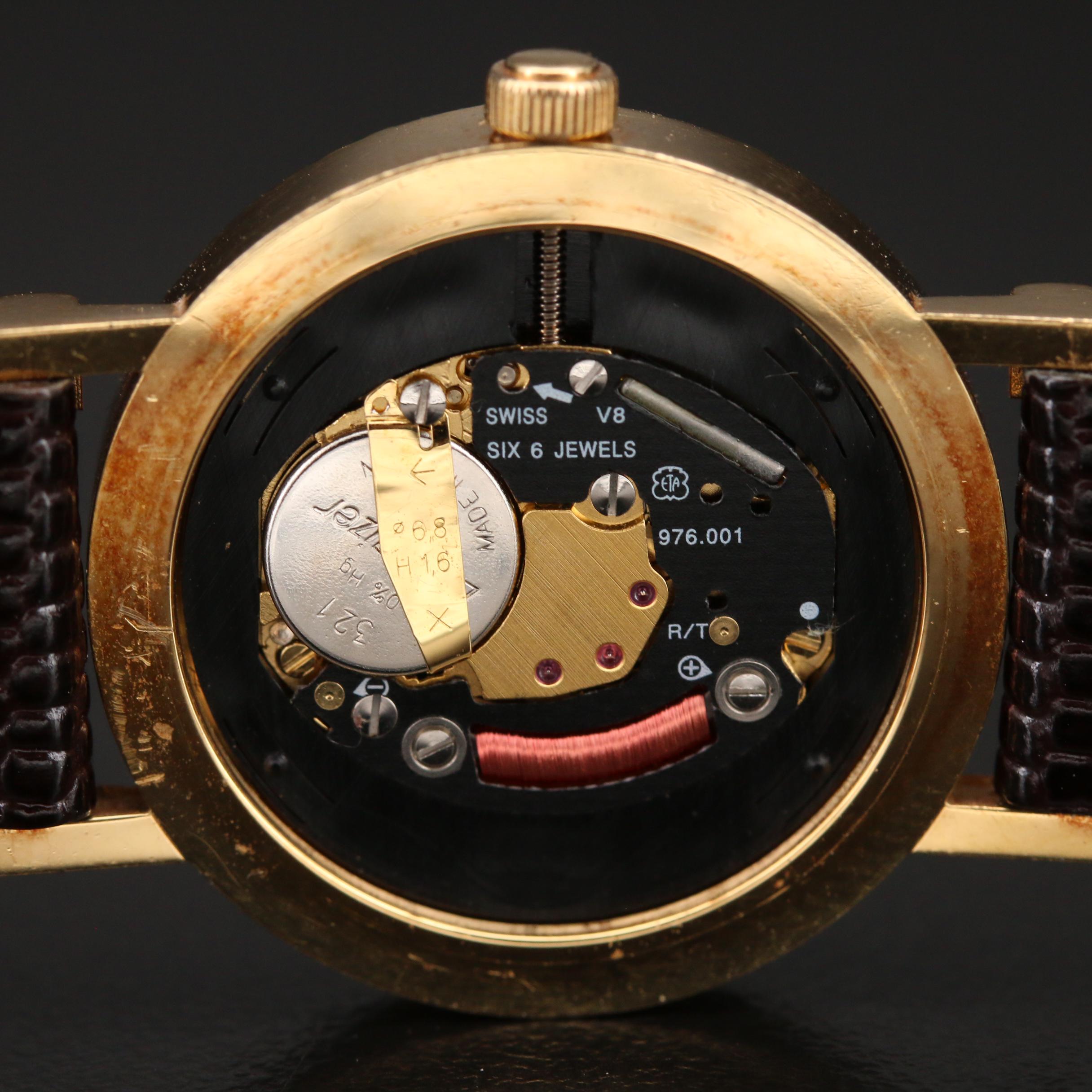 Tiffany & Co. Atlas 18K Yellow Gold Quartz Watch