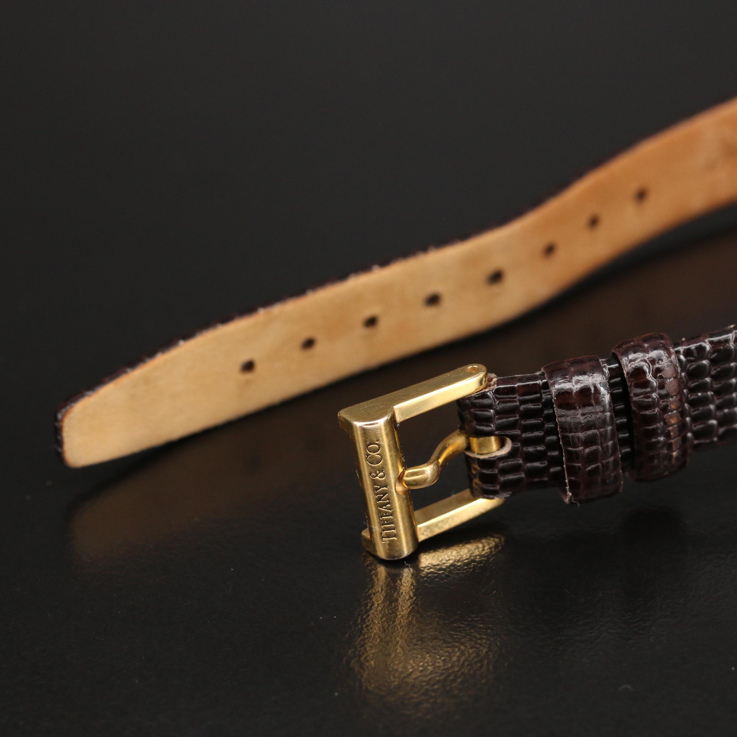 Tiffany & Co. Atlas 18K Yellow Gold Quartz Watch