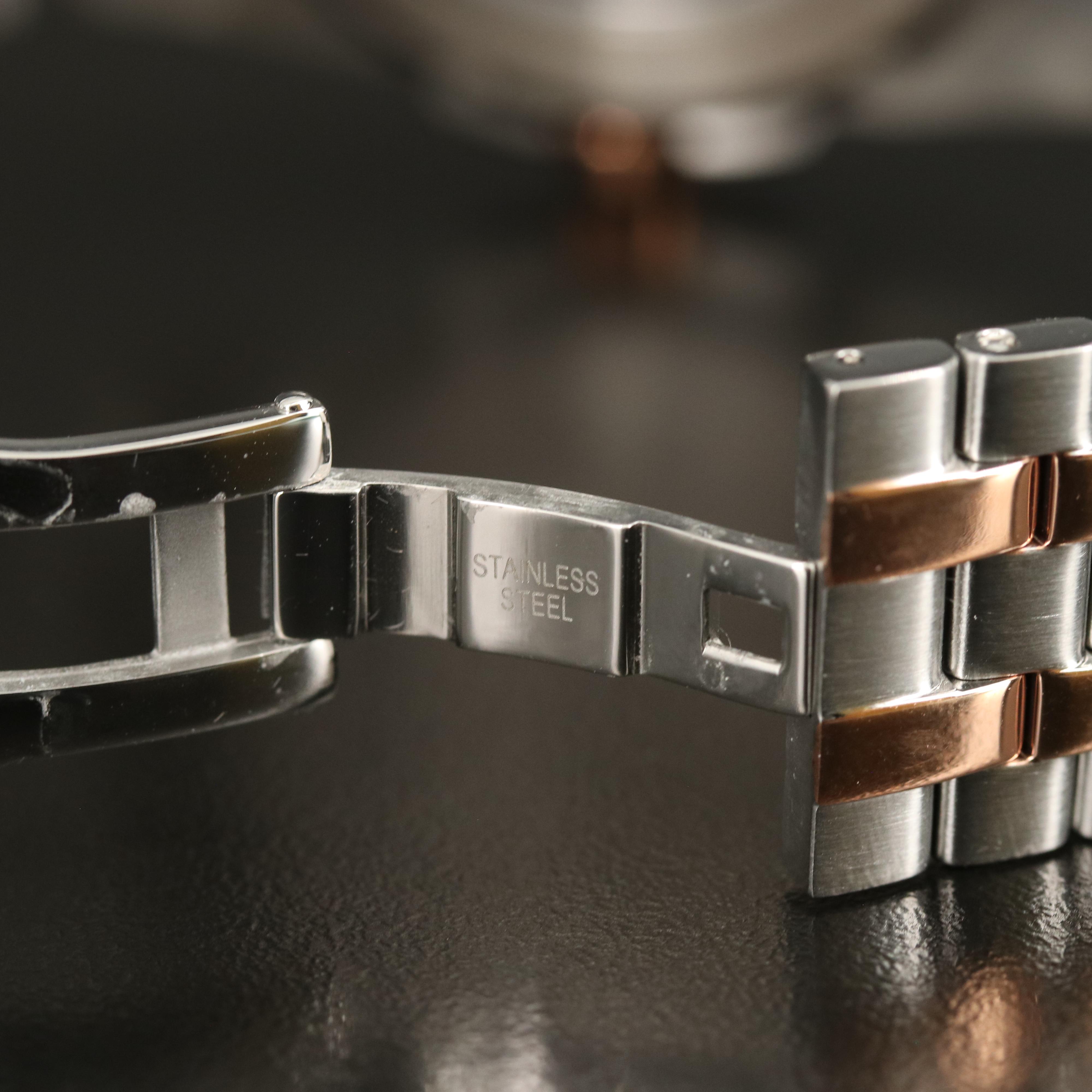 Bulova Skeleton Dial Two-Tone Automatic Watch