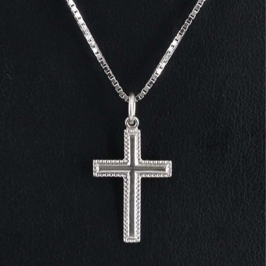 14K Cross Pendant Necklace