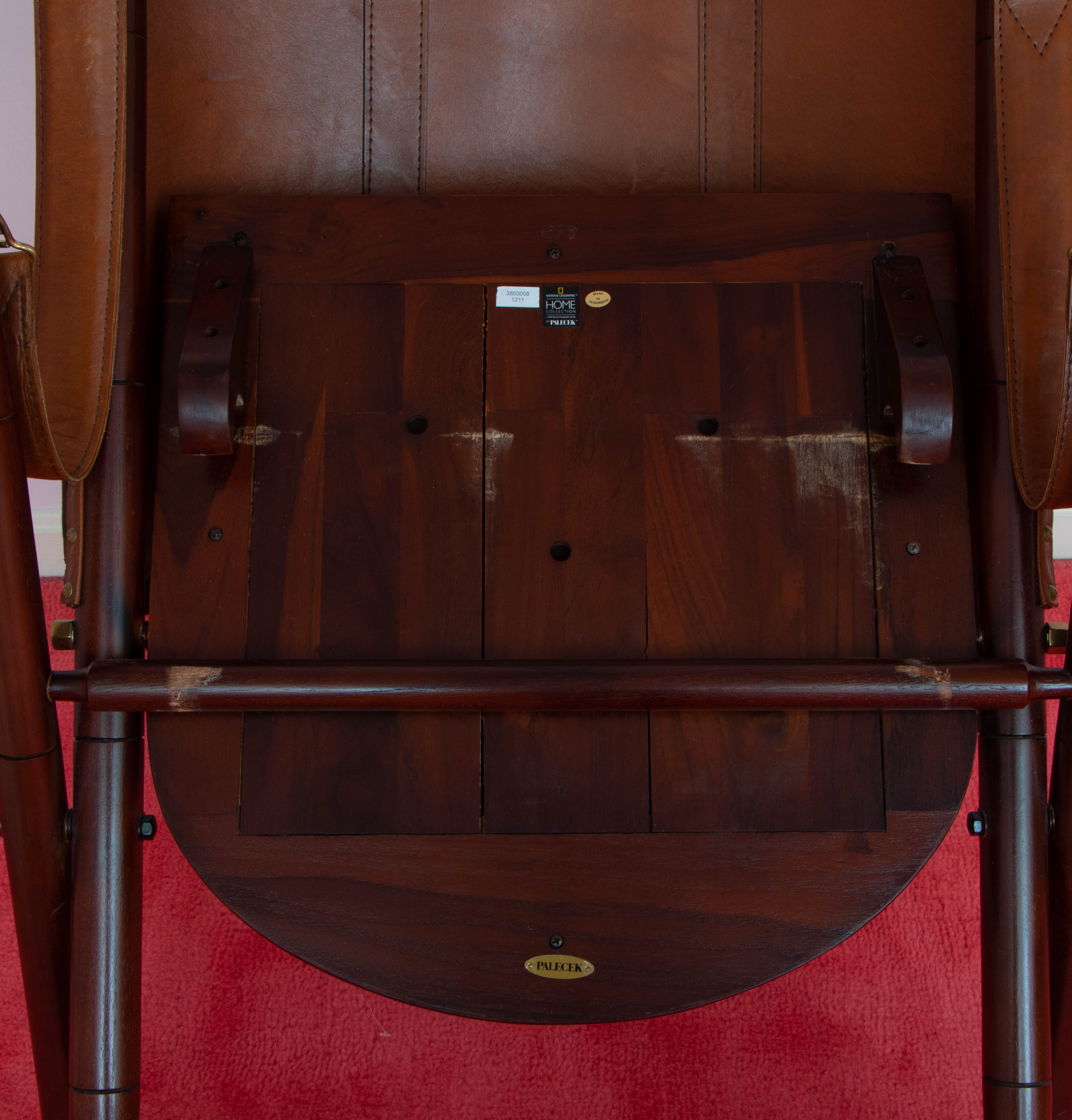 Palecek National Geographic Home Campaign Style Folding Chair and Stool