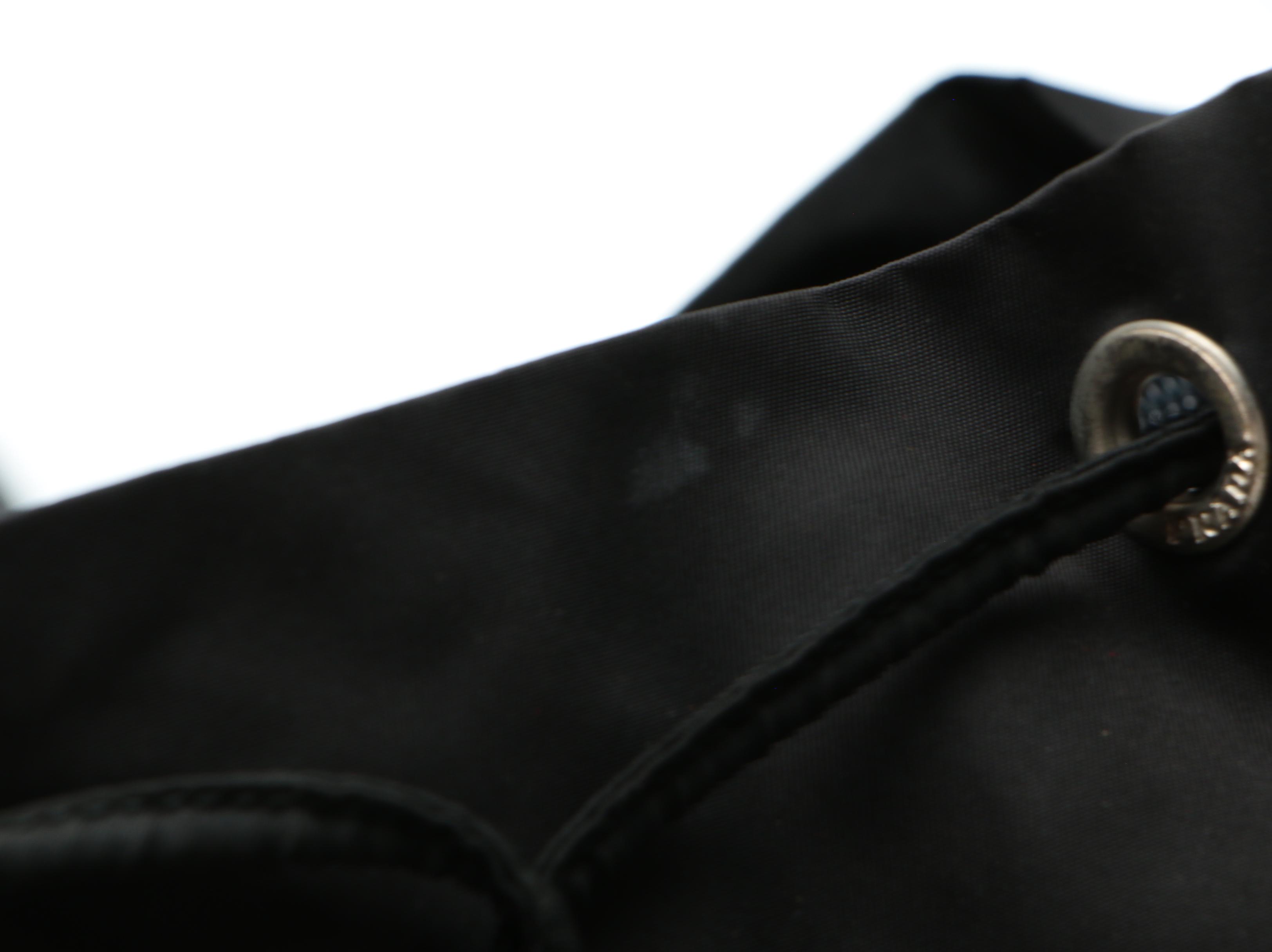 Prada Backpack in Black Tessuto Nylon with Leather Trim