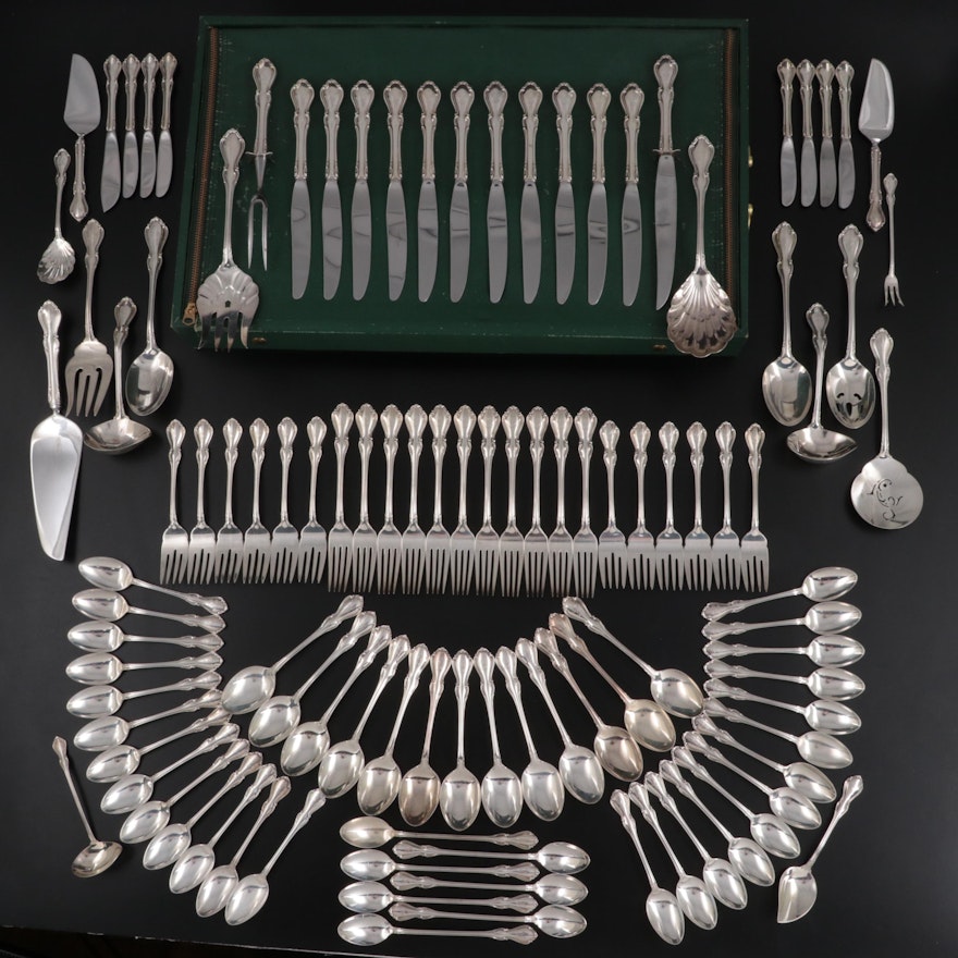 Reed & Barton "Hampton Court" Sterling Silver Flatware and Serving Utensils