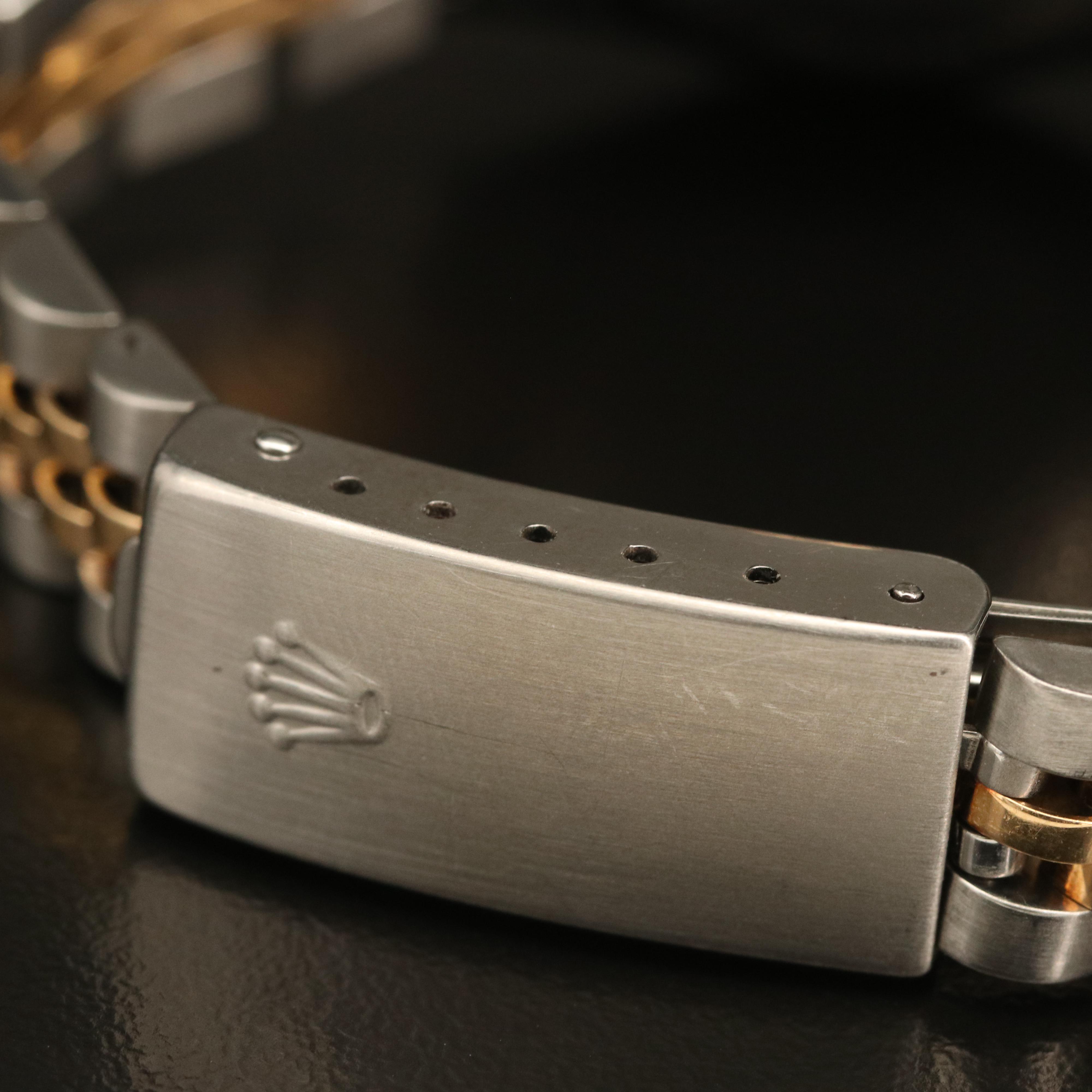 1982 Rolex Datejust Diamond 18K Gold and Stainless Steel Automatic Watch