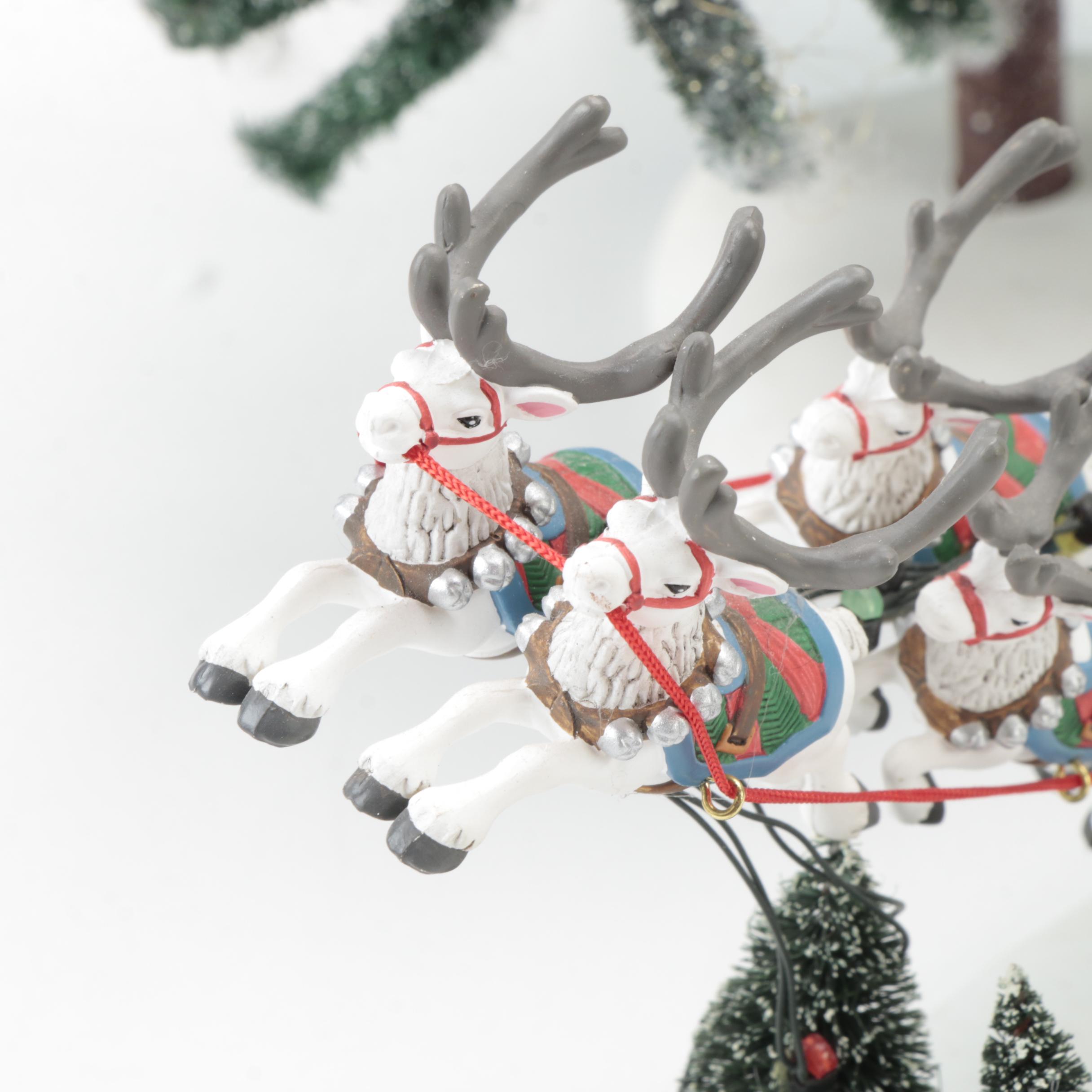 Department 56 Snow Village "Village Animated Skating Pond" Table Dècor and More