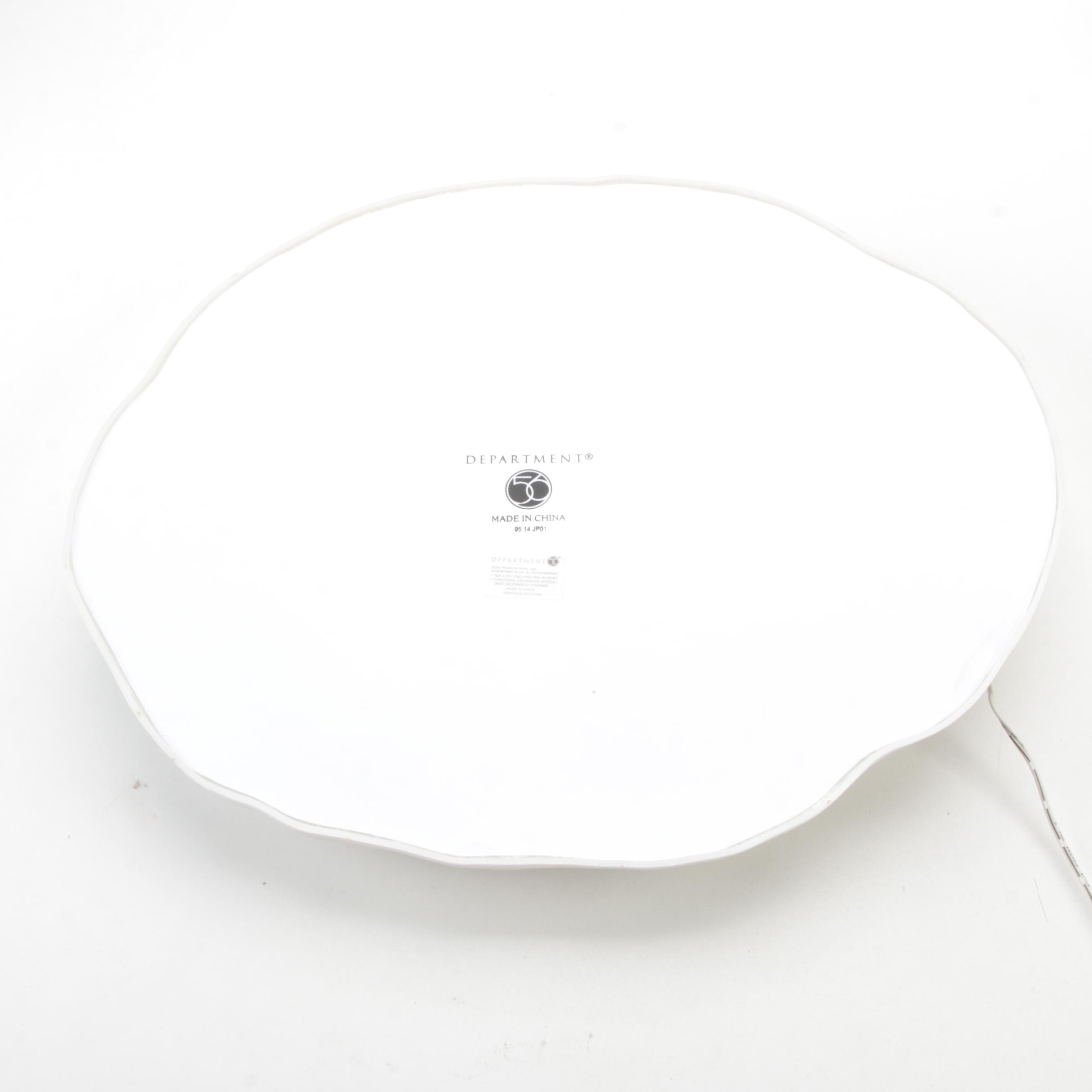 Department 56 Snow Village "Village Animated Skating Pond" Table Dècor and More