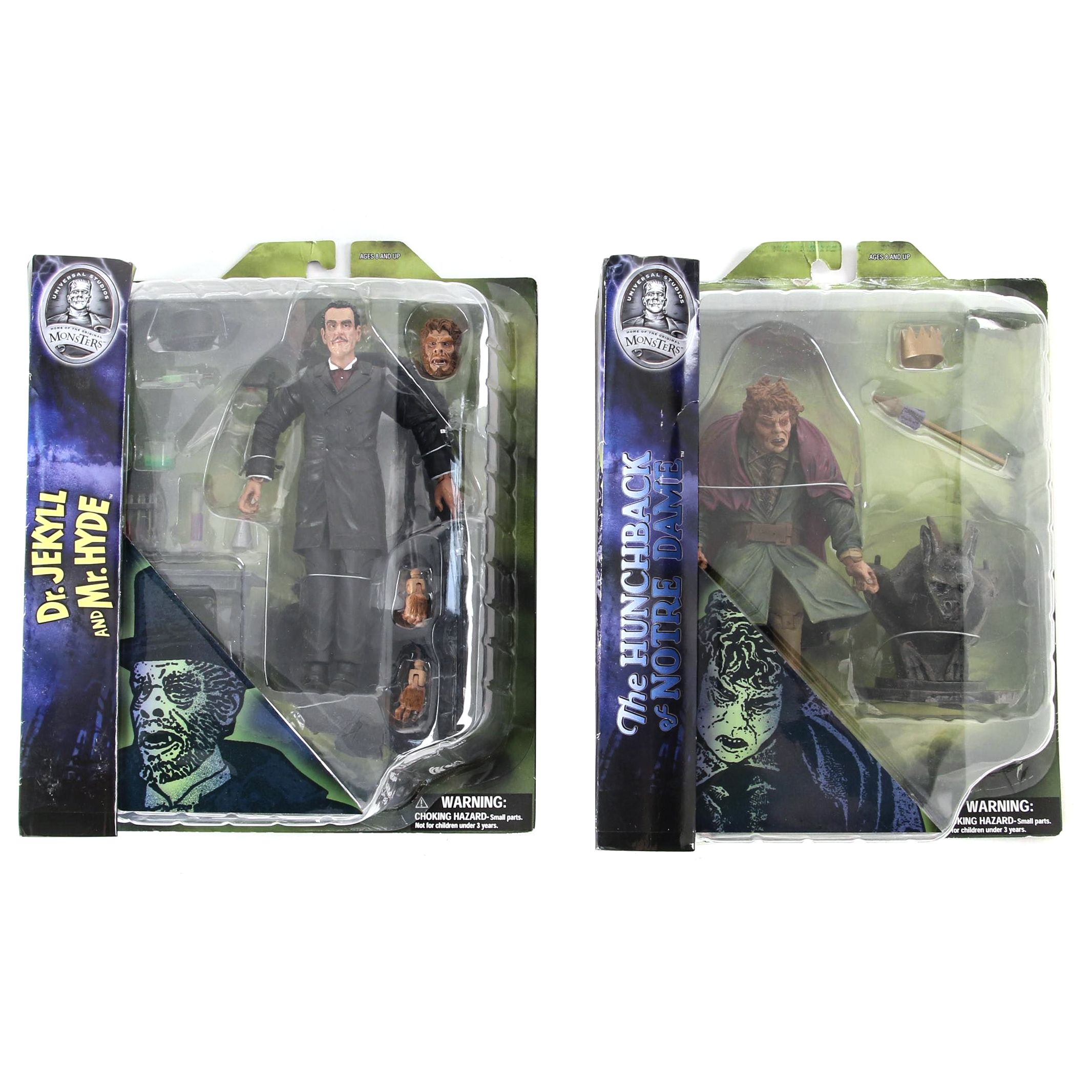 Universal Studios Dr. Jekyll and Mr. Hyde and The Hunchback of Notre Dame Dolls