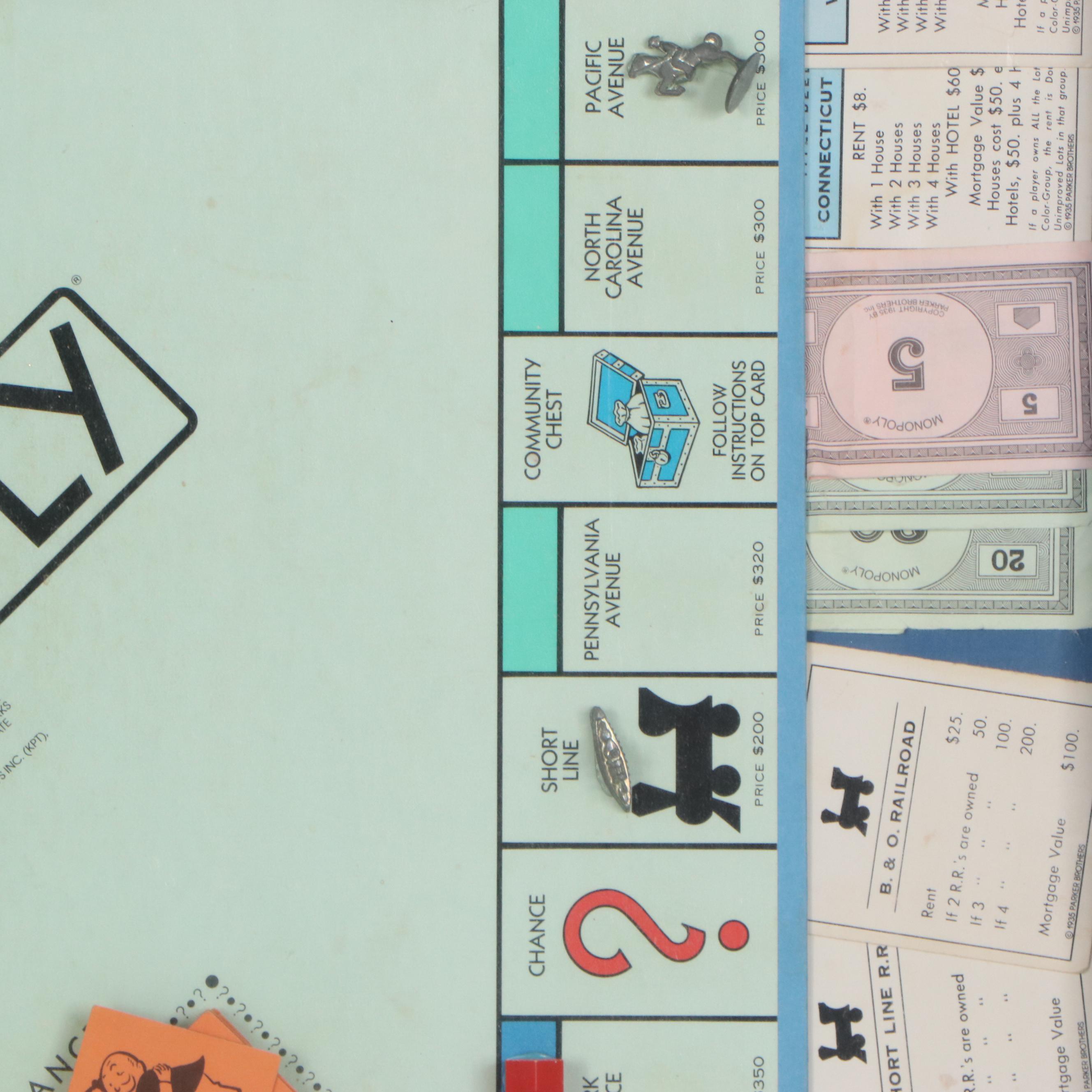 Framed Game of Monopoly, 1980s