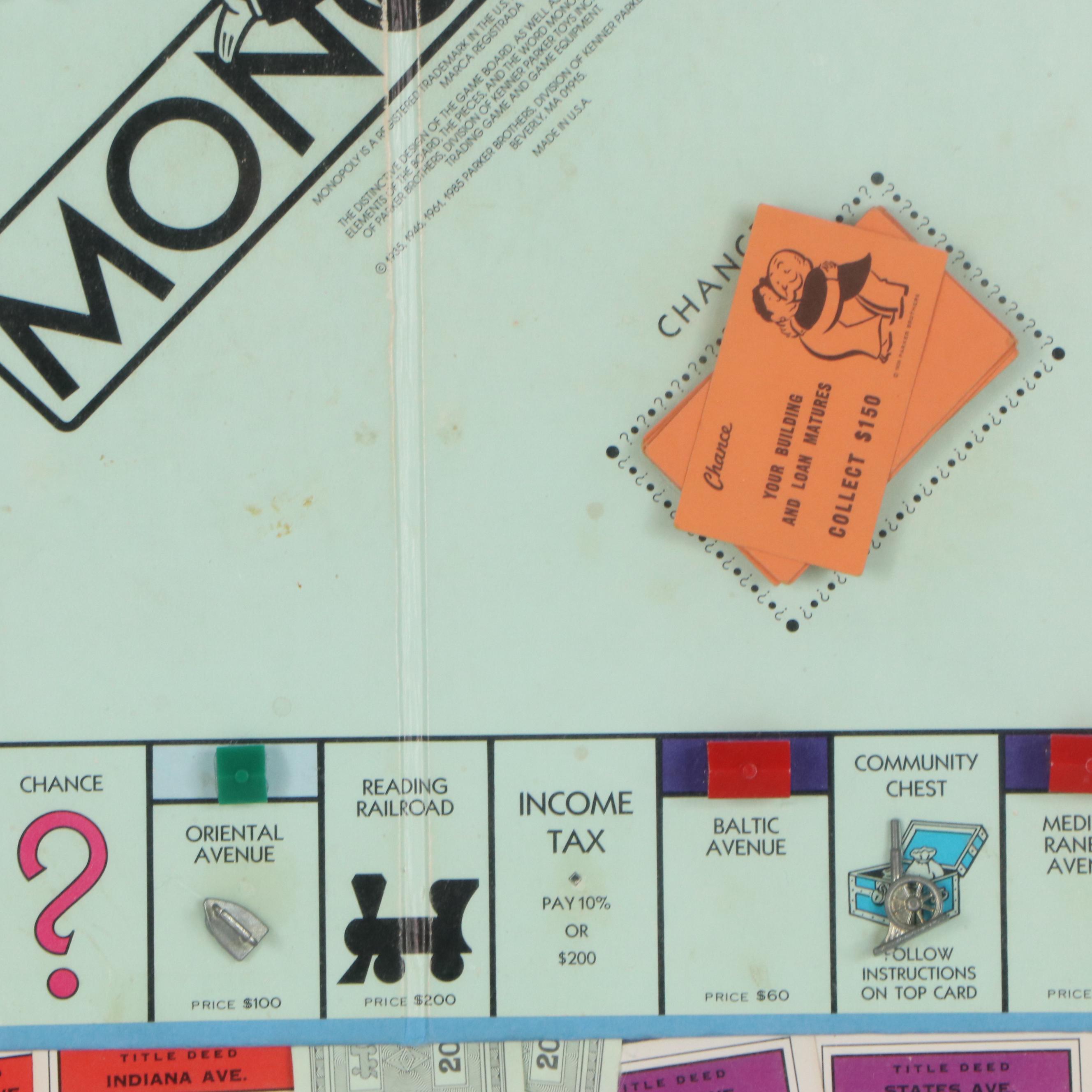 Framed Game of Monopoly, 1980s