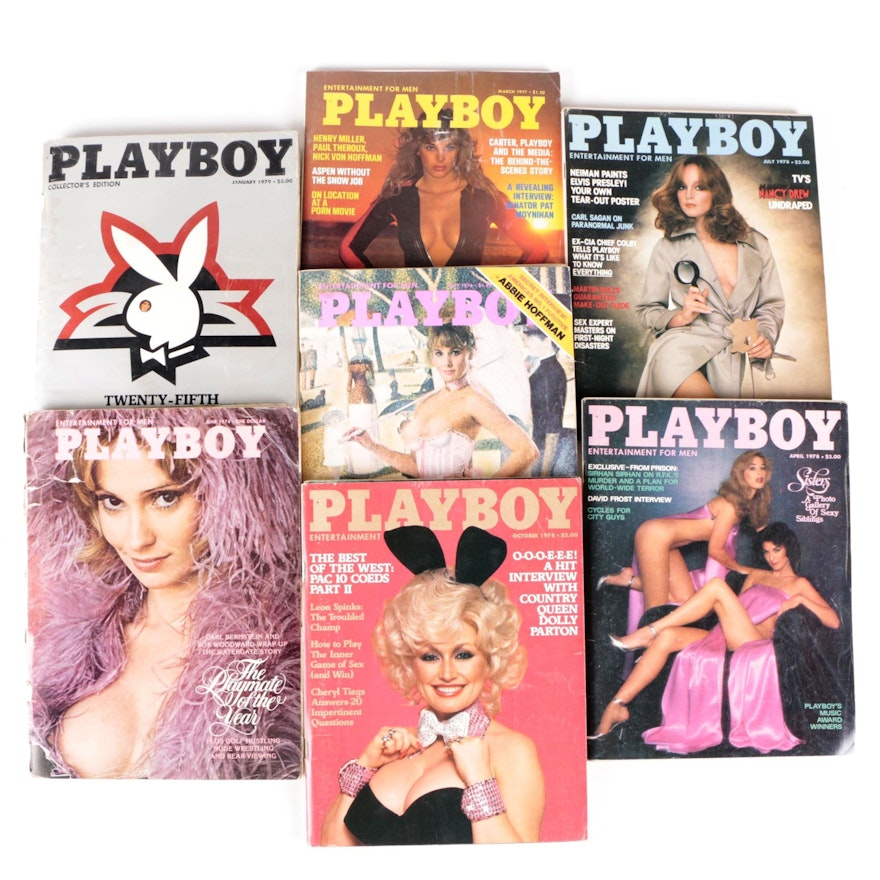 "Playboy" Magazine Featuring Dolly Parton, 25th Anniversary Issue and Others