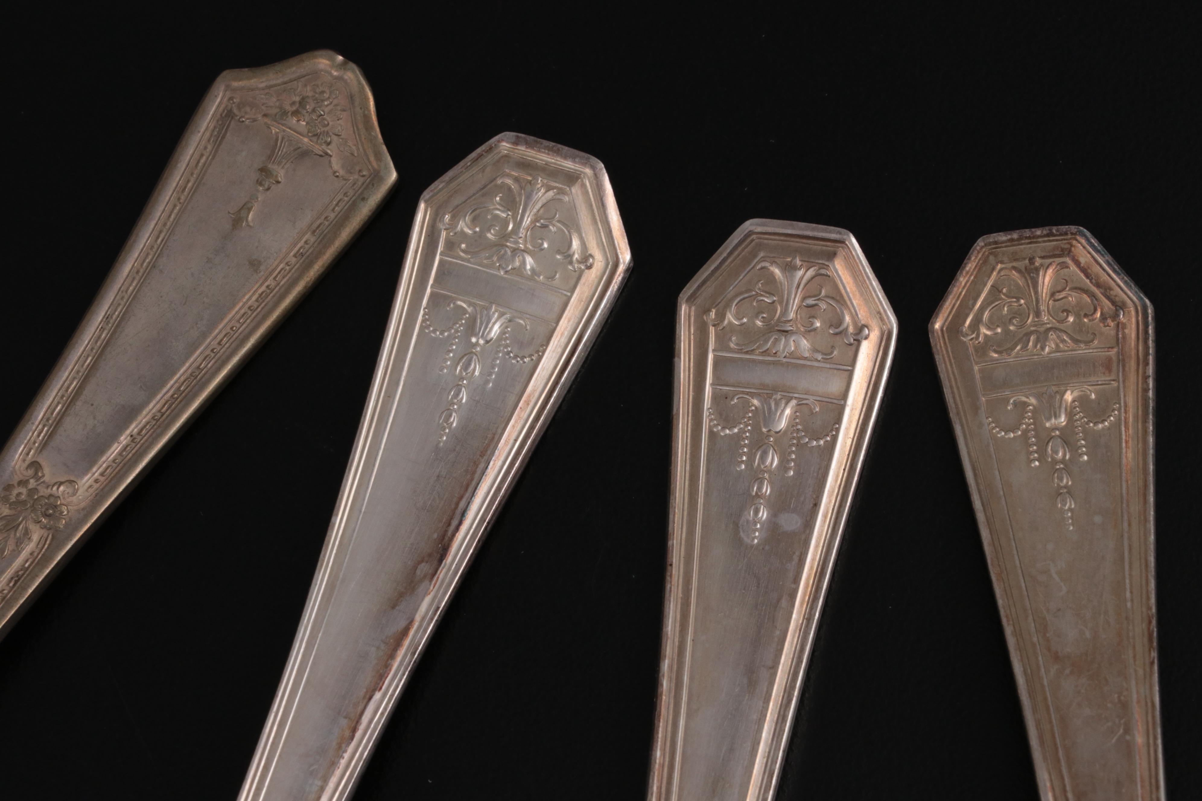 WM. Rogers Mfg. "Mount Royal" Silver Plate Flatware, 20th Century