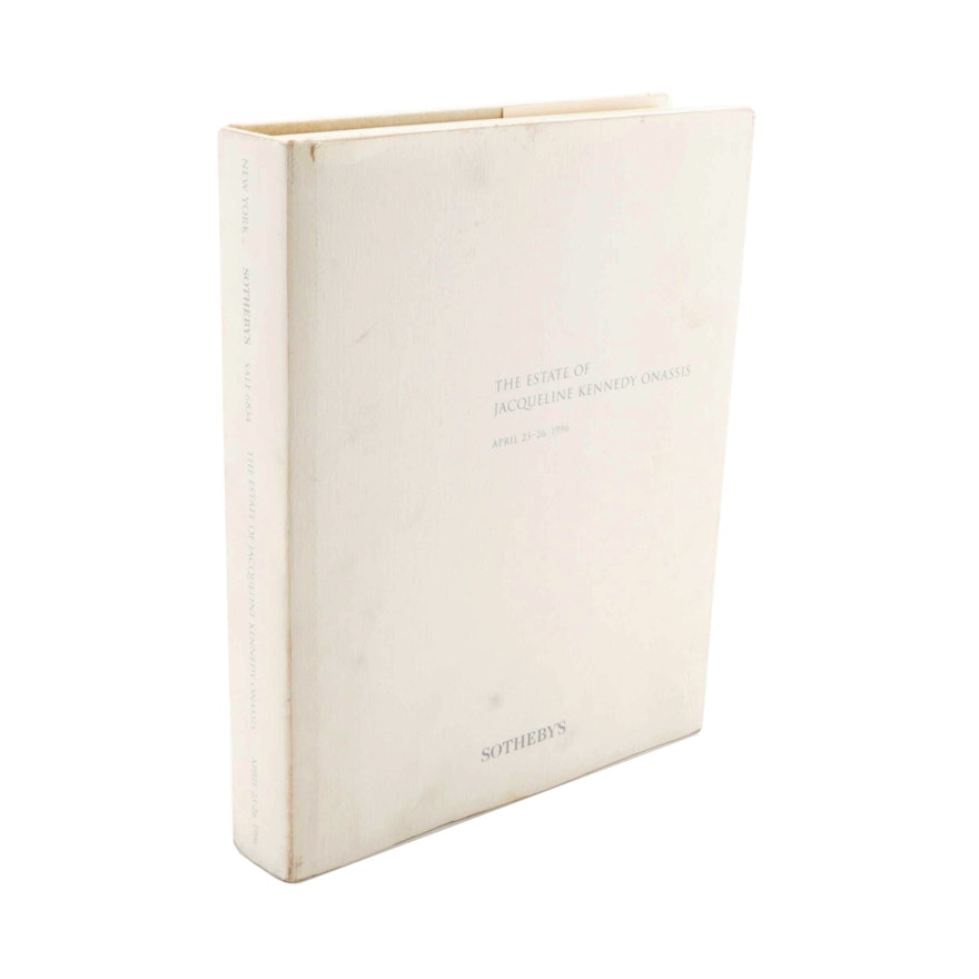 "The Estate of Jacqueline Kennedy Onassis" Sotheby's Auction Book, 1996