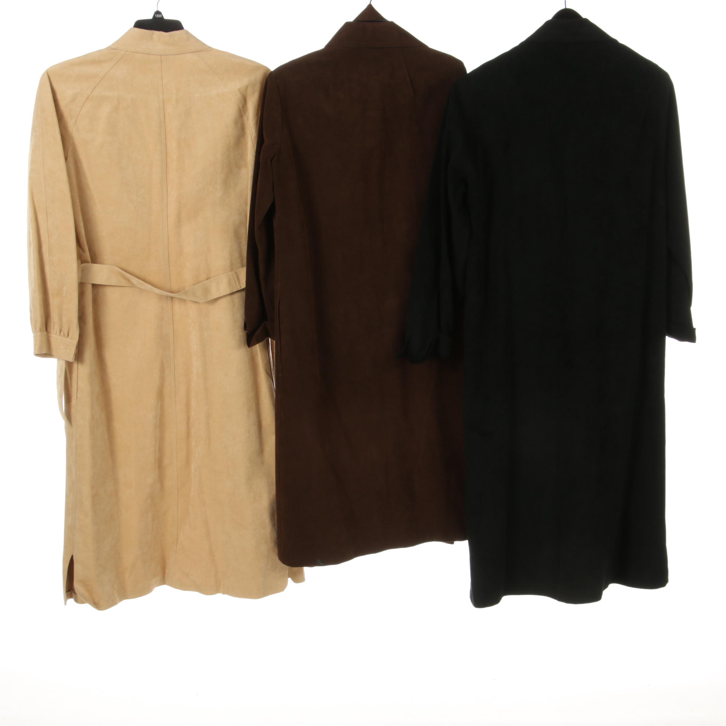 Samuel Robert Suede Pants, Ultrasuede Coat and Skirt with Blassport Skinner Coat