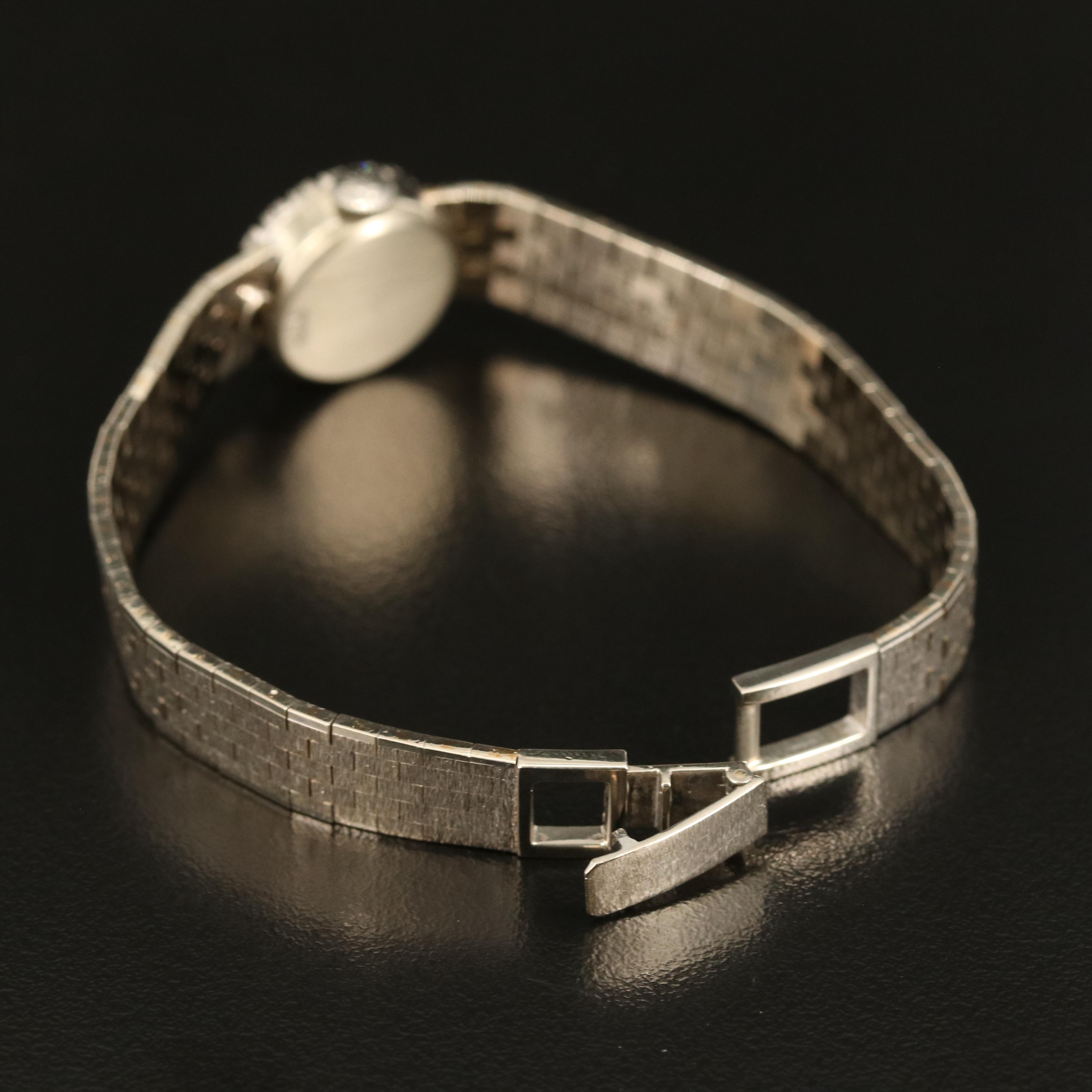 Vintage Rolex 14K Diamond Watch