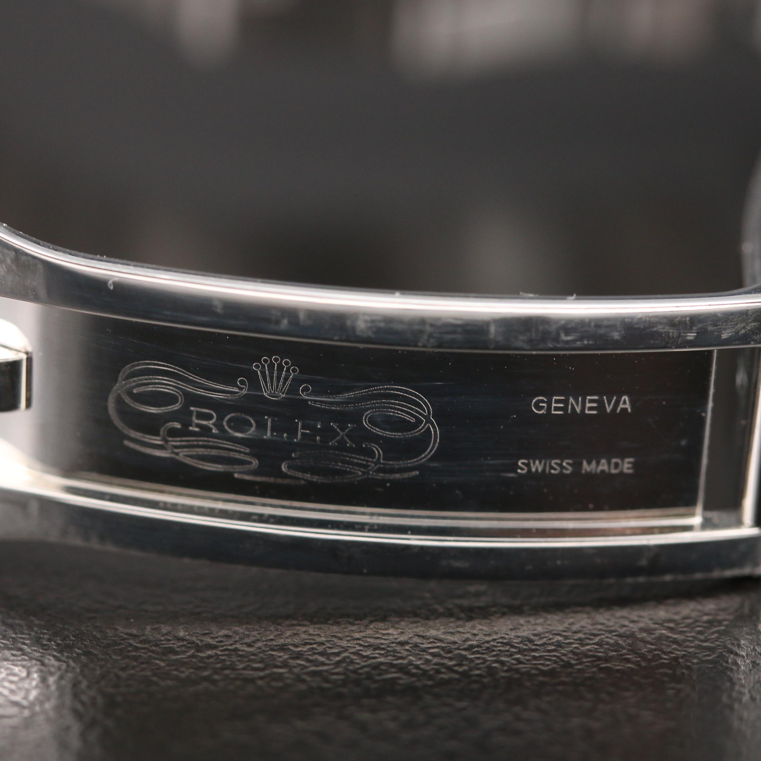 2010 Rolex Datejust 18K White Gold and Stainless Steel Automatic Watch