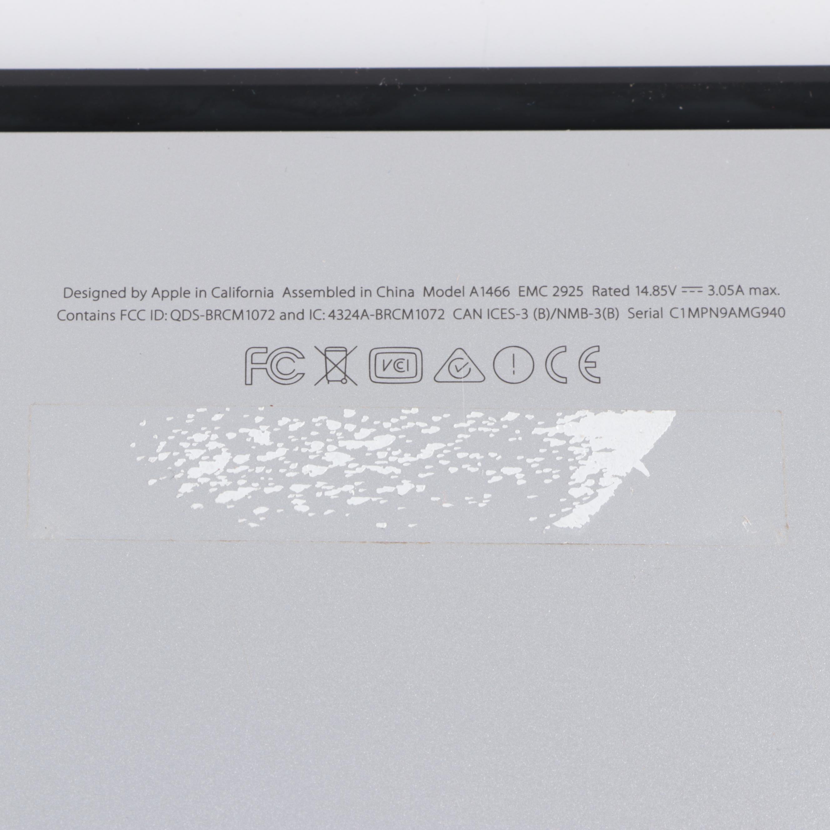 Apple 13" MacBook Air Intel Core i5 1.6 Laptop Computer, Early 2015