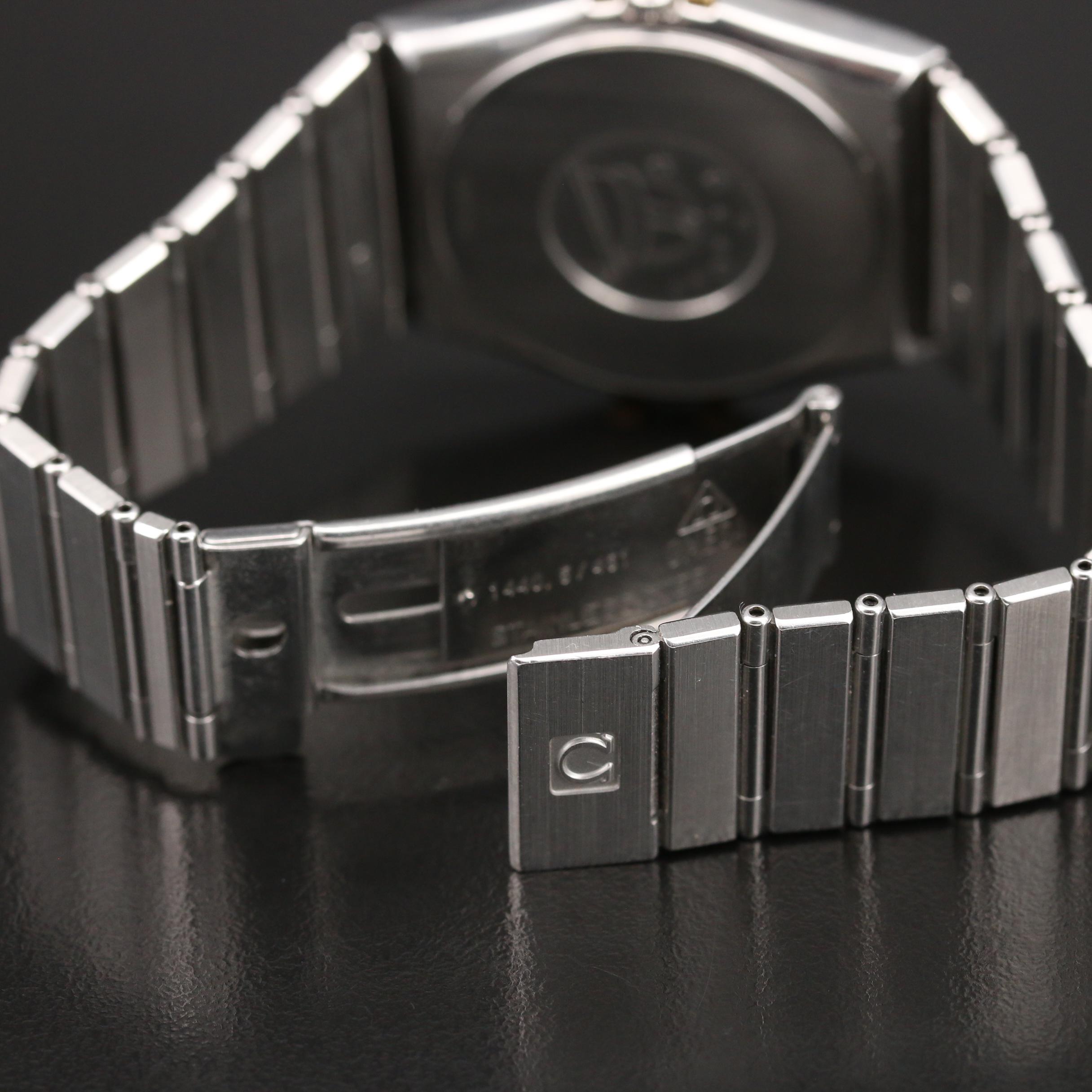 1991 Omega Constellation 18K Yellow Gold and Stainless Steel Watch