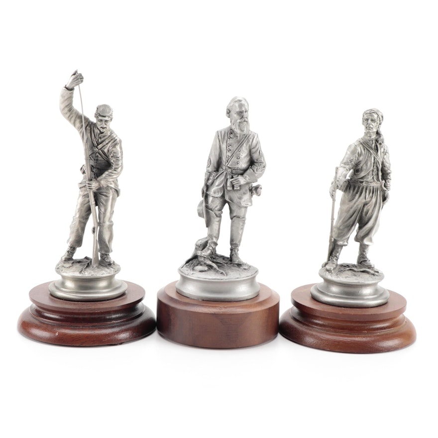 F. Barnum for Chilmark "Billy Yank", "Zouave", and "James Longstreet" Sculptures