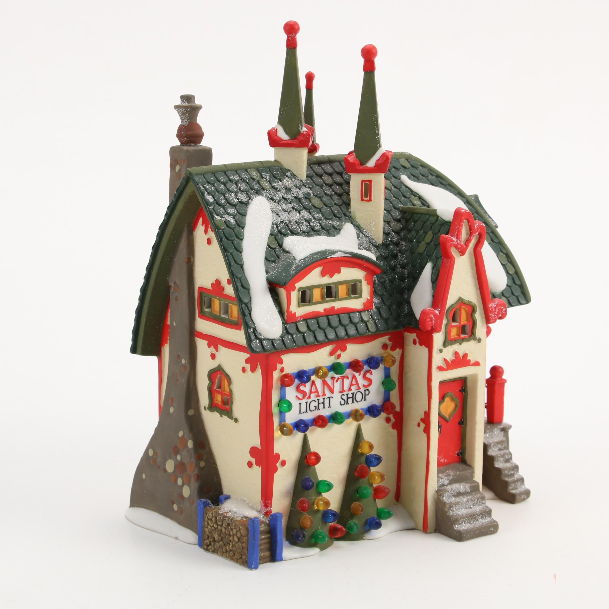 Department 56 "North Pole Series" Porcelain Village Buildings