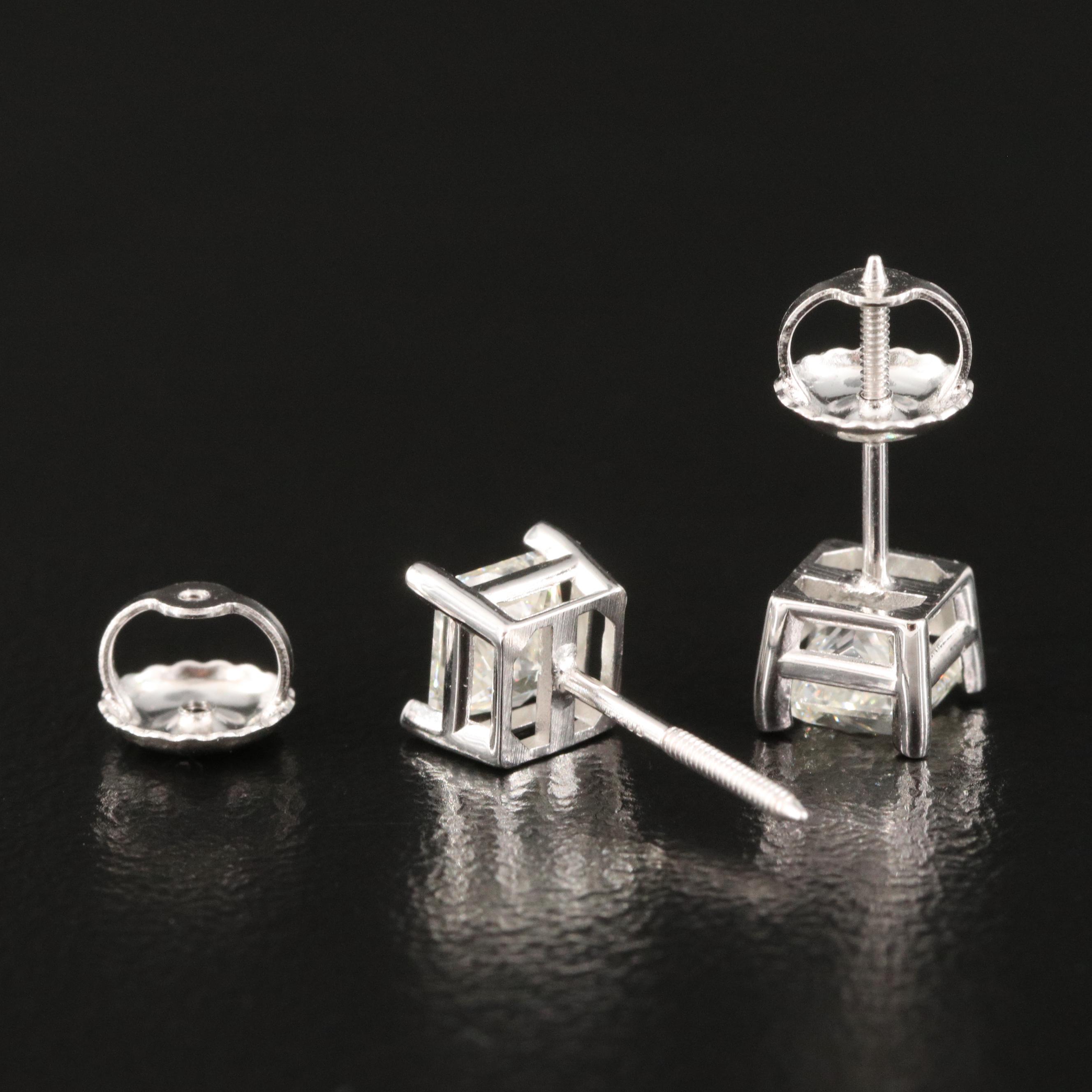 14K 0.91 CTW Diamond Stud Earrings