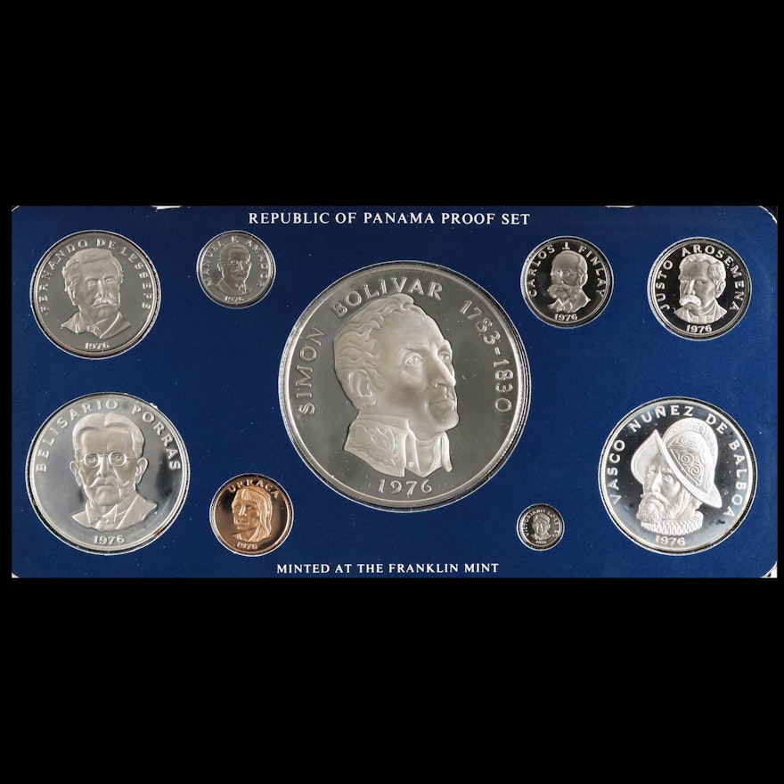 Two Republic of Panama Proof Sets