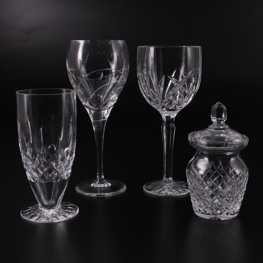 Waterford Crystal "Lismore" Iced Tea Glass and Other Crystal Tableware