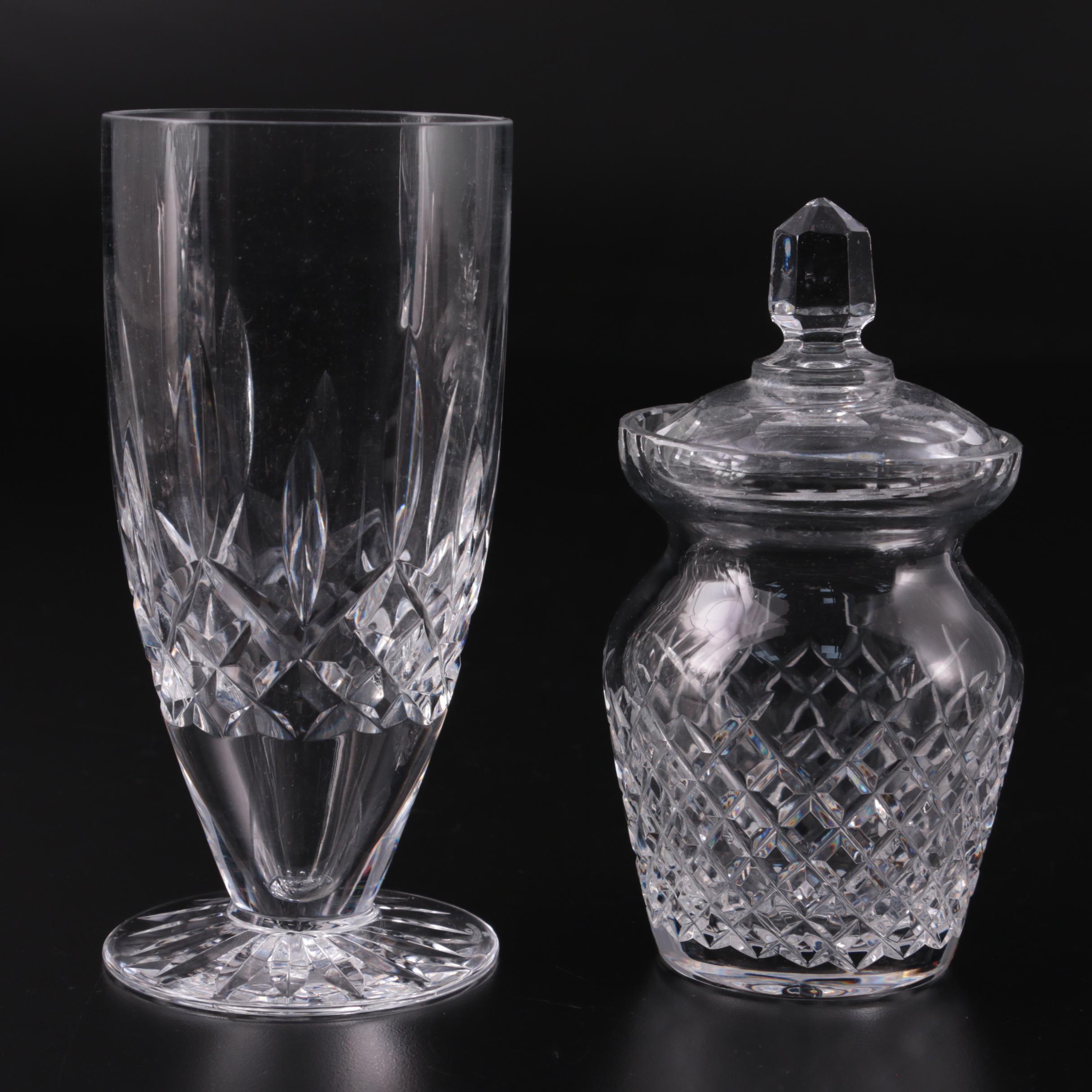 Waterford Crystal "Lismore" Iced Tea Glass and Other Crystal Tableware