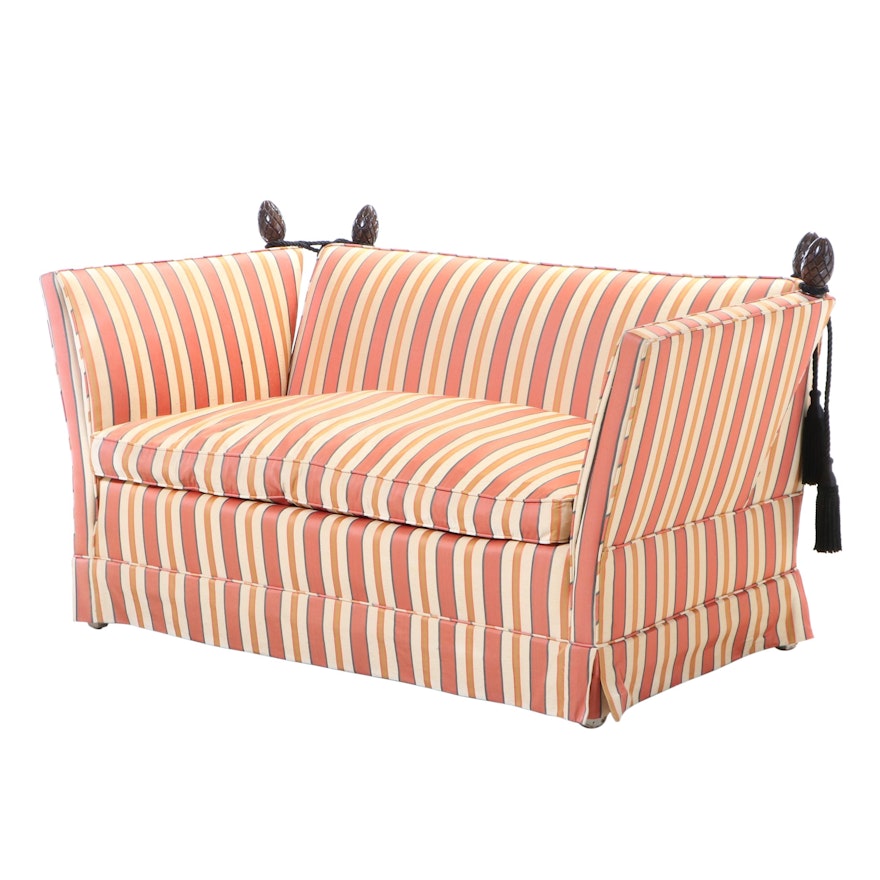 Allen Waters Associates Knole Style Upholstered Loveseat Sofa