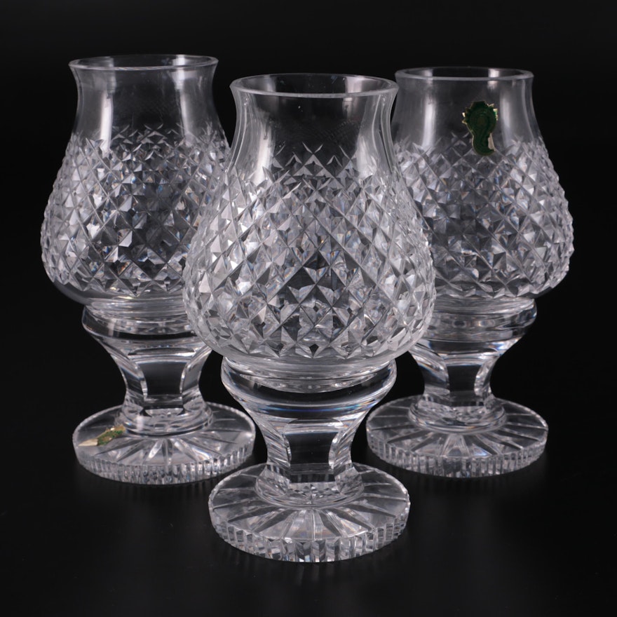 Waterford Crystal "Alana" Hurricane Lamps
