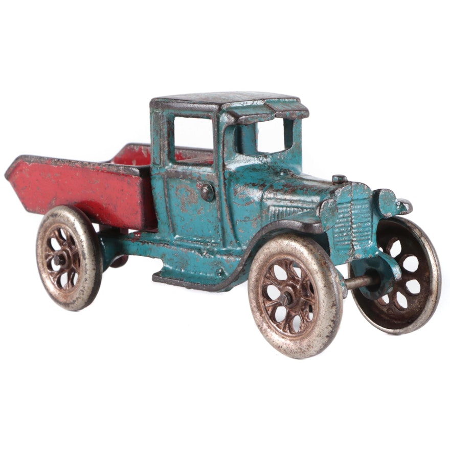 Arcade Toy Cast Iron Work Truck, Early to Mid 20th Century