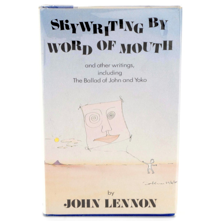 First Edition "Skywriting by Word of Mouth" by John Lennon, 1986