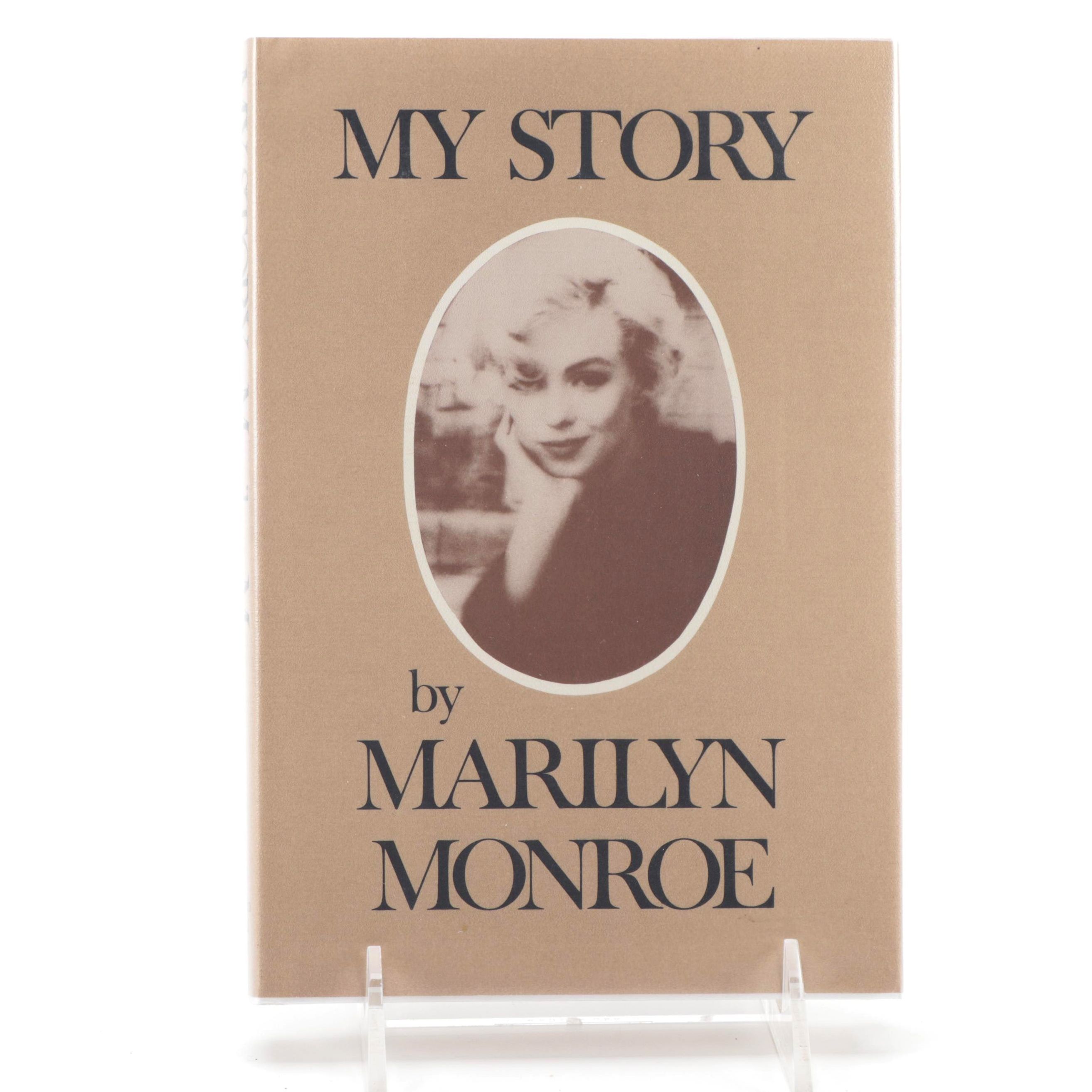 First Edition "My Story" by Marilyn Monroe, 1974