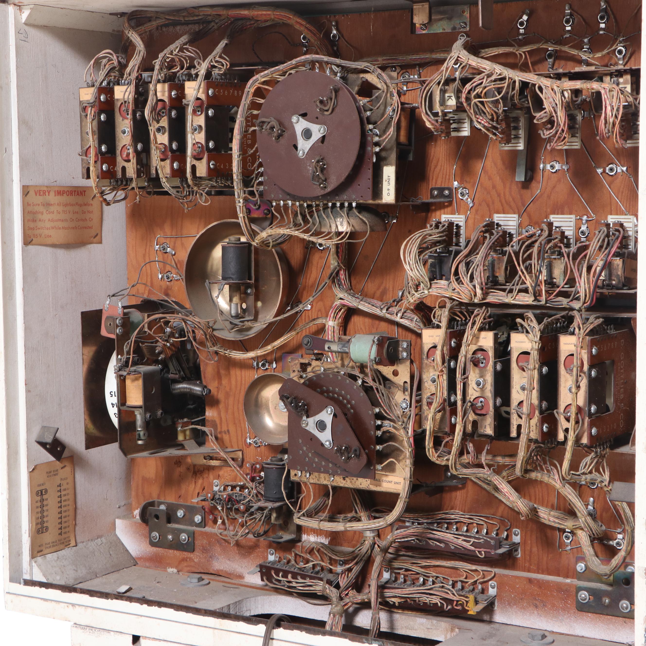 D. Gottlieb & Co. "Paul Bunyan" Pinball Machine, Mid to Late 20th Century