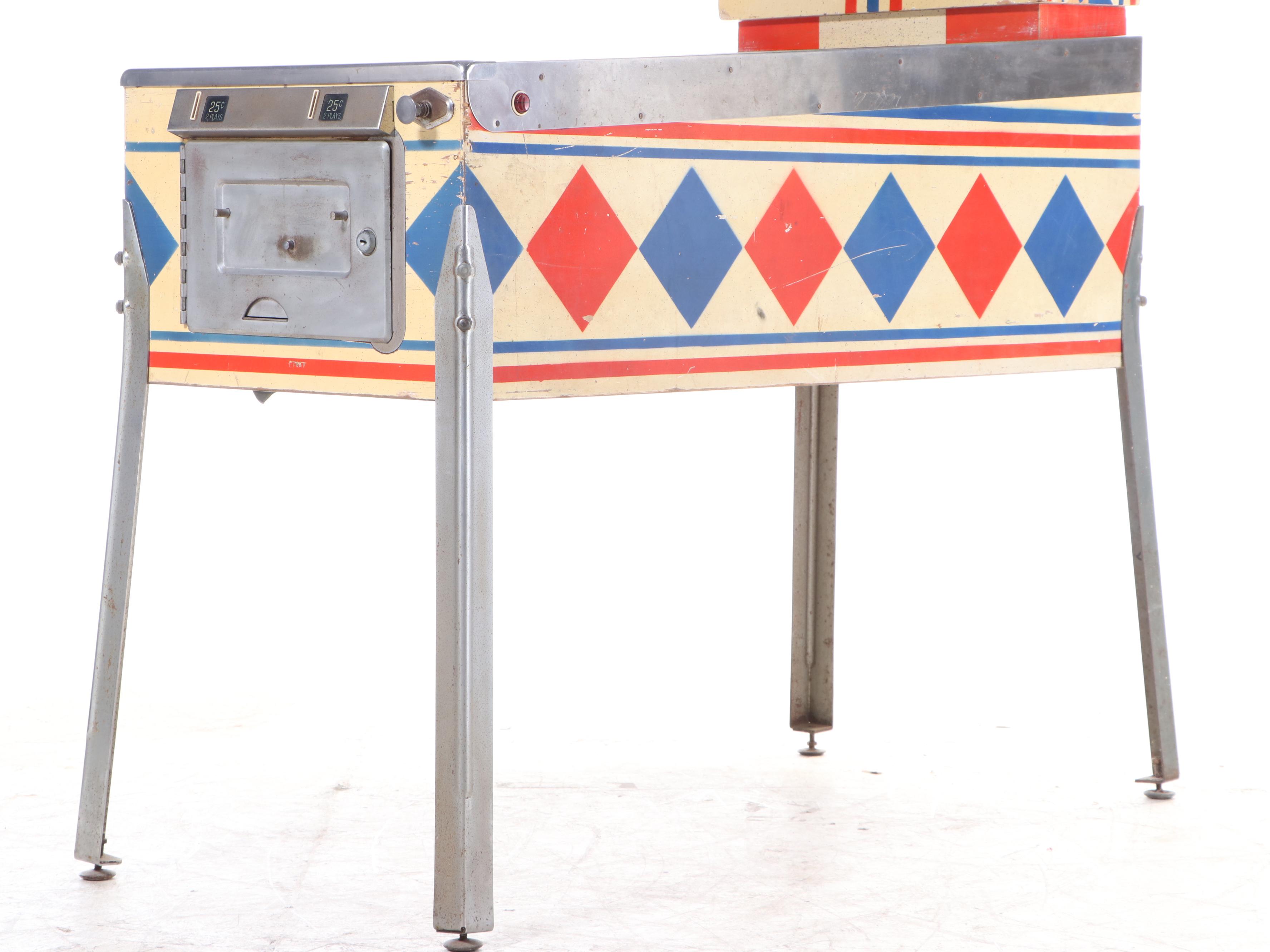 D. Gottlieb & Co. "Top Card" Pinball Machine, 1974