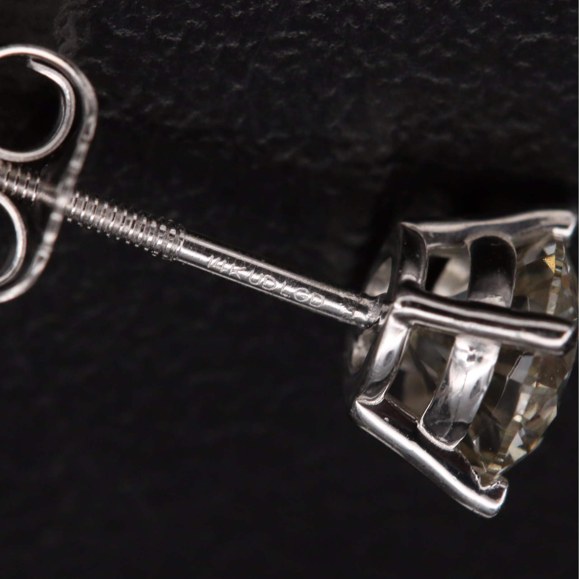 14K 1.24 CTW Diamond Stud Earrings